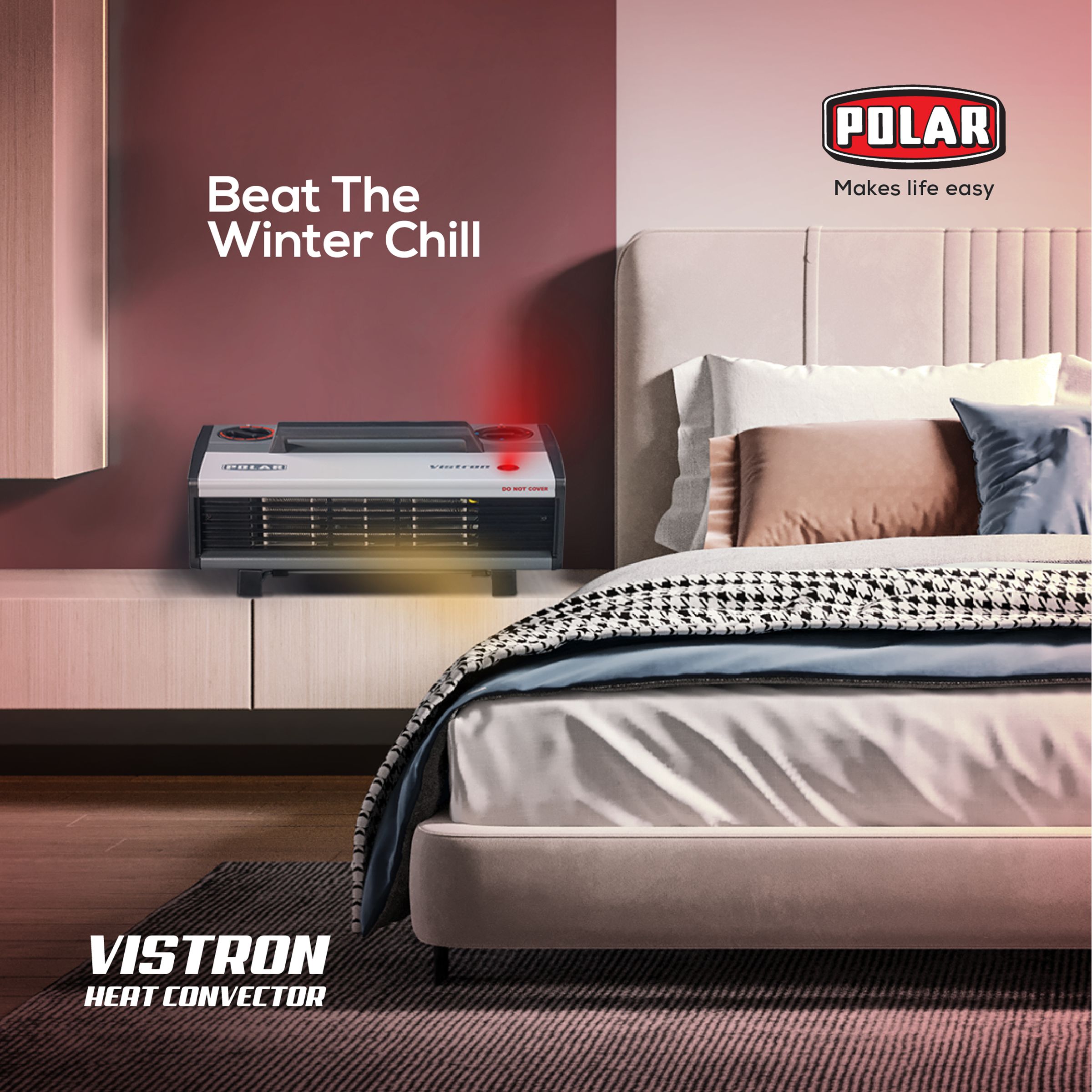 POLAR Vistron 2000W Fan Room Heater with Whisper Quiet Operation (Safety Thermal Cut Out POLAR Vistron 2000W Fan Room Heater with Whisper Quiet Operation (Safety Thermal Cut Out_5