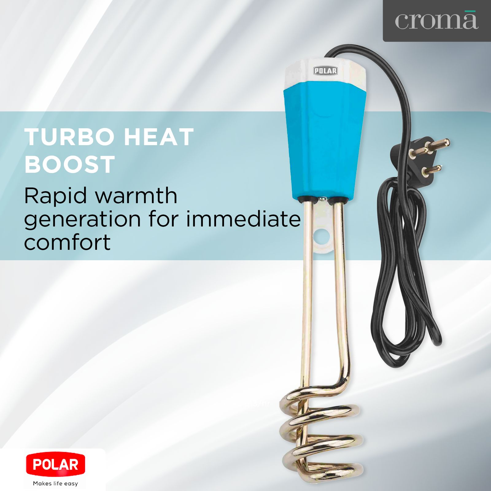 POLAR 1500W Shockproof Immersion Rod with Magnesium Oxide (ISI Marked, Blue)_6