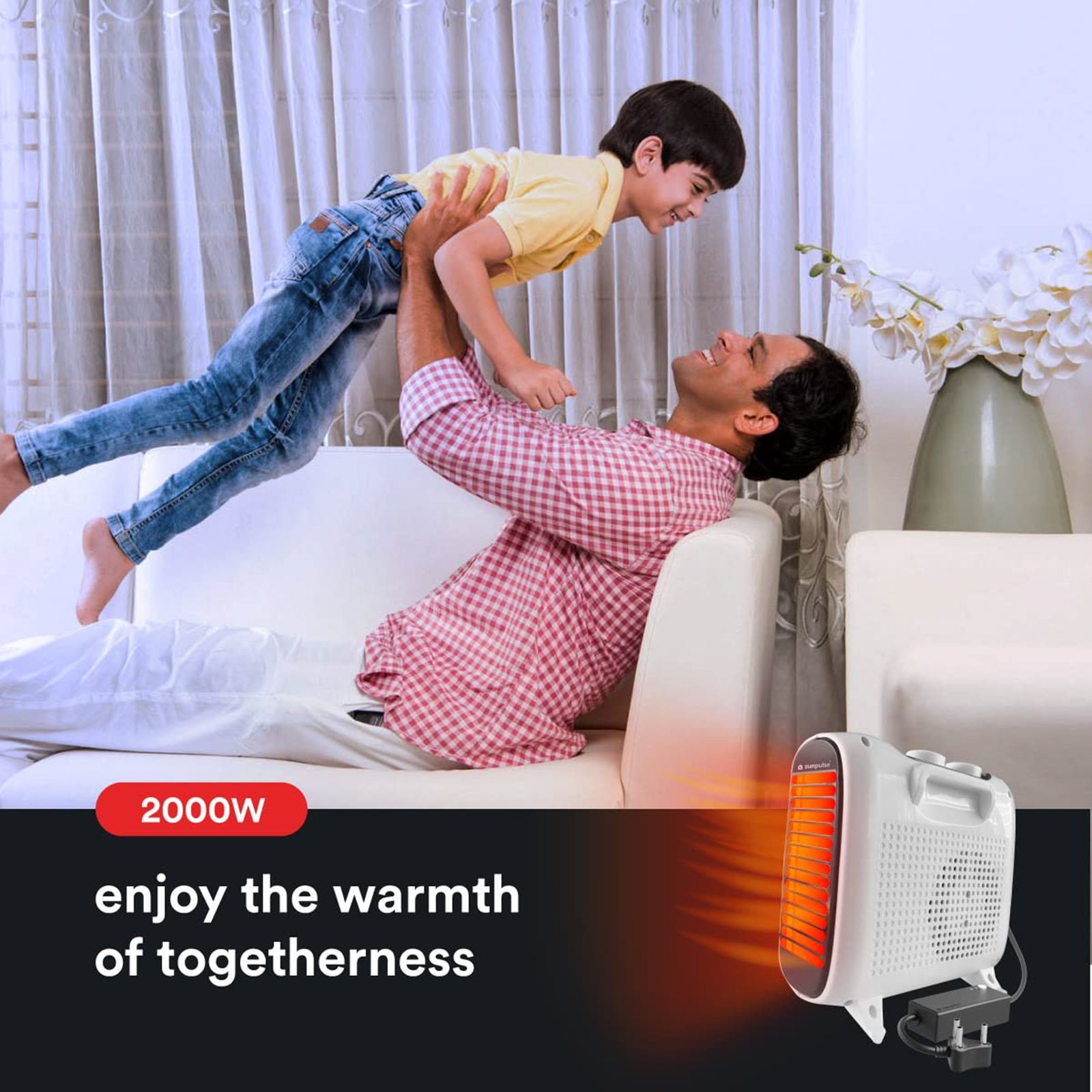 zunpulse Tyrone Plus 2000W Fan Room Heater with Smart Wi-Fi (App Control_5