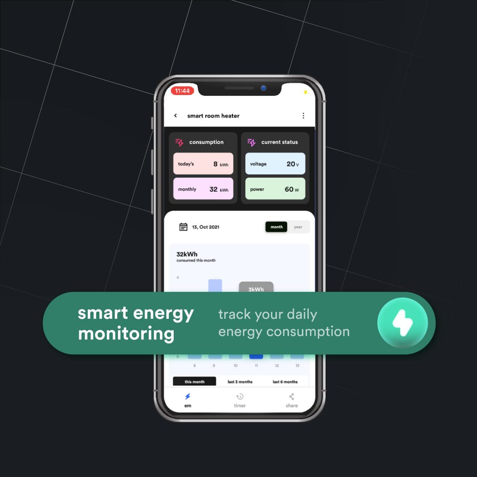 zunpulse Tyrone Plus 2000W Fan Room Heater with Smart Wi-Fi (App Control_6