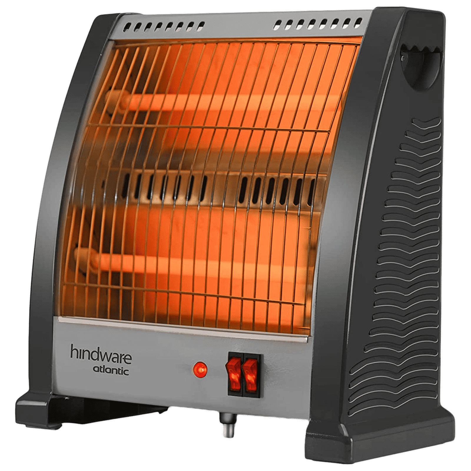 hindware Atlantic Ignitio 800 Watts Quartz Room Heater (Auto Cut Off, HQRHIN21GNL1, Grey)_1