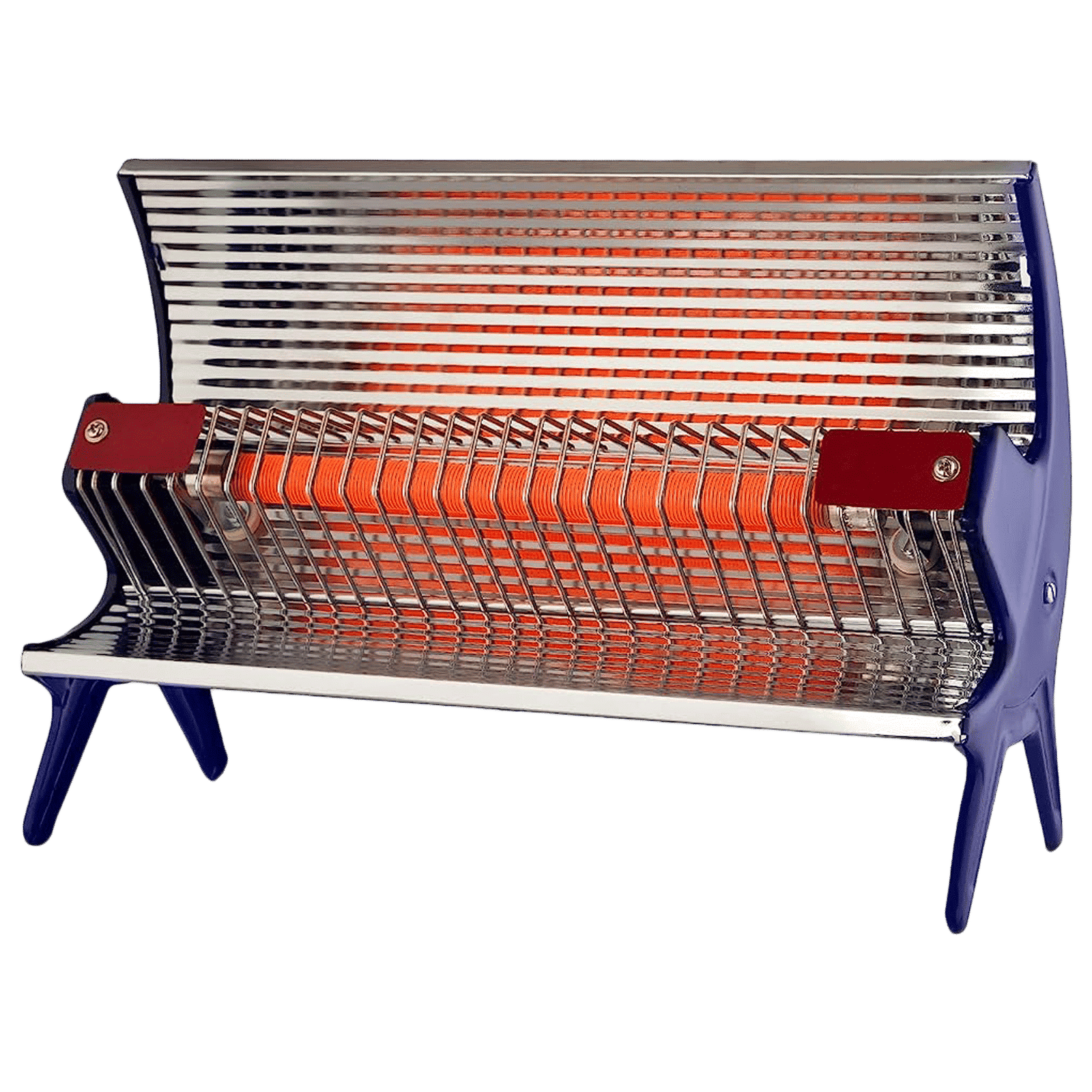 WARMEX Flashy 1000 Watts Ceramic Radiant Room Heater (Nickel Chrome Plated Reflector, Blue)_1