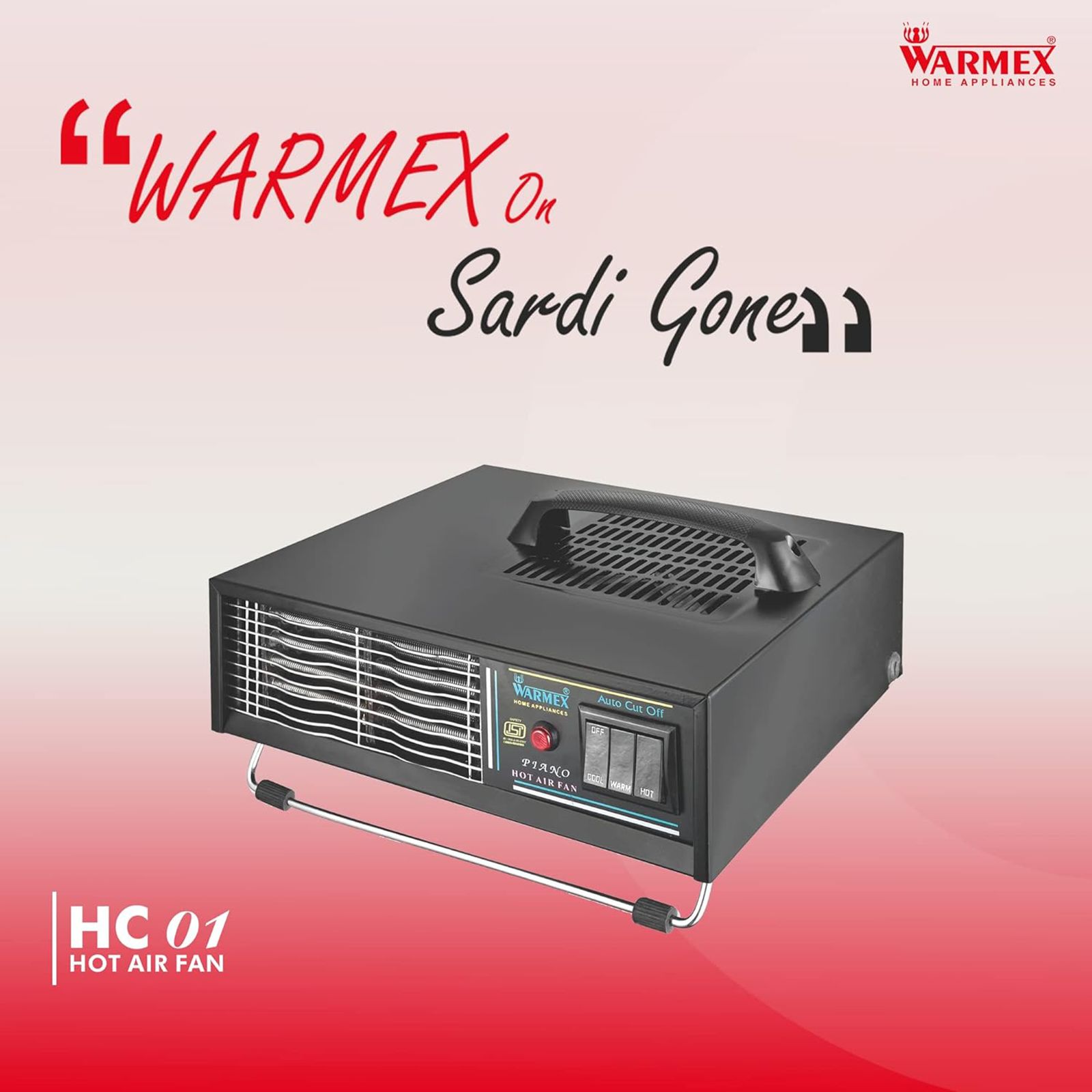 WARMEX 2000 Watts Fan Room Heater (High Thermal Efficiency, HC-01, Black) WARMEX 2000 Watts Fan Room Heater (High Thermal Efficiency, HC-01, Black)_7