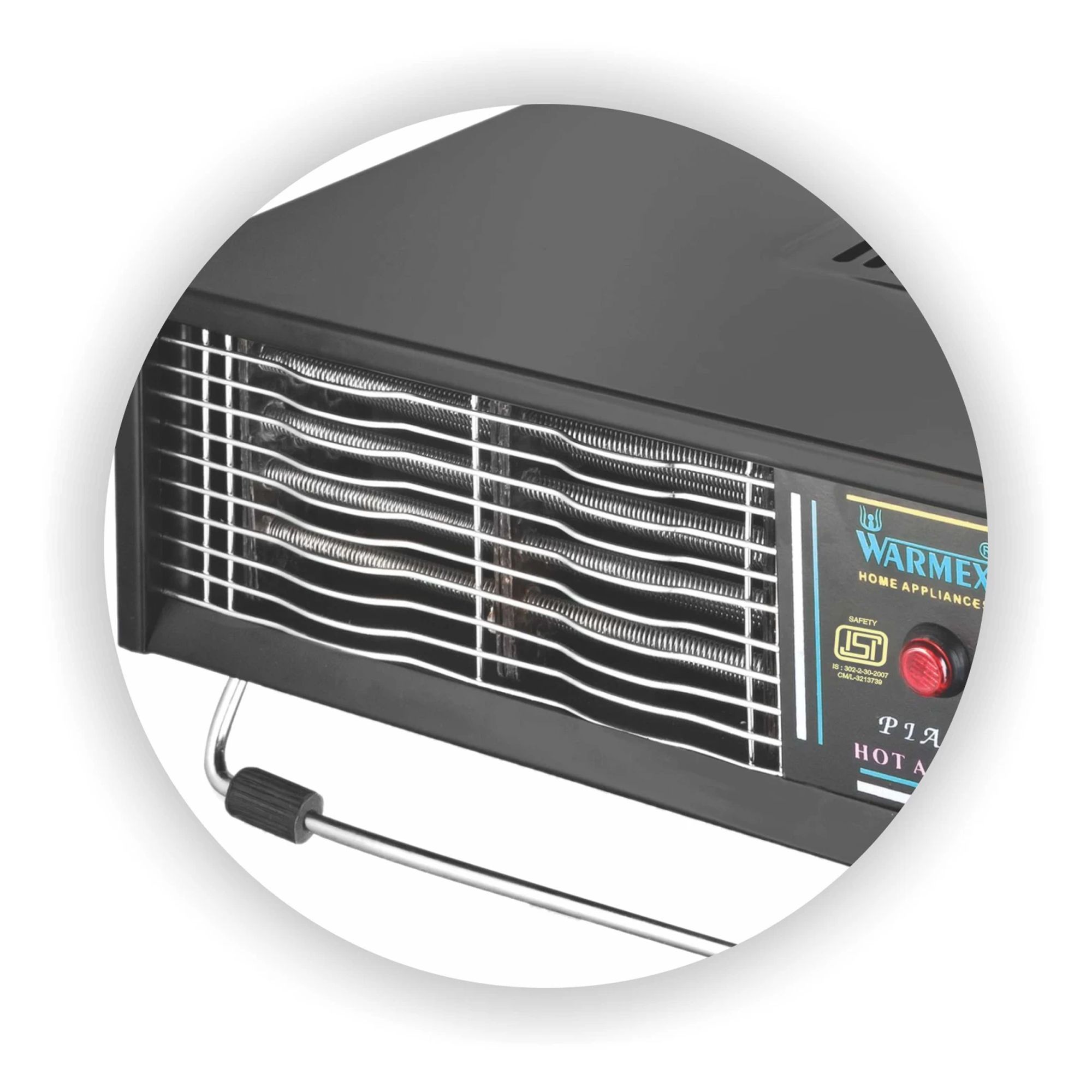 WARMEX 2000 Watts Fan Room Heater (High Thermal Efficiency, HC-01, Black) WARMEX 2000 Watts Fan Room Heater (High Thermal Efficiency, HC-01, Black)_3