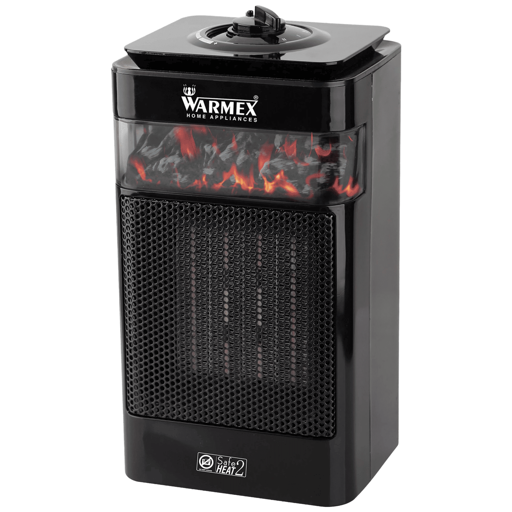 WARMEX Bonfire Plus 750 Watts PTC Ceramic Fan Room Heater (Over Heat Protection, Black) WARMEX Bonfire Plus 750 Watts PTC Ceramic Fan Room Heater (Over Heat Protection, Black)_1