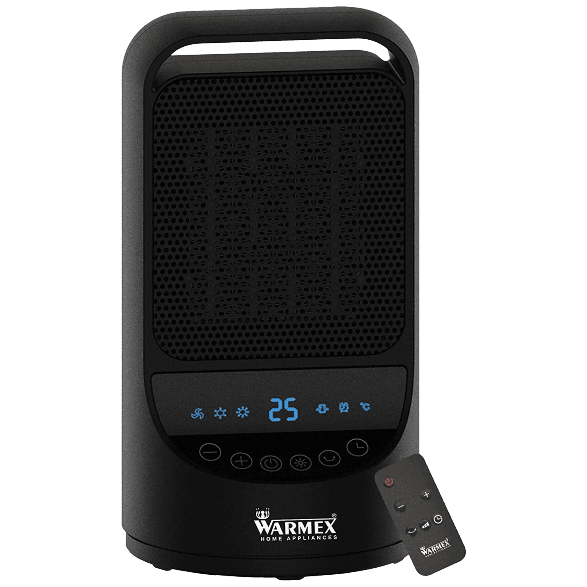 WARMEX Junior Digi 750 Watts PTC Ceramic Carbon Room Heater (Over Heat Protection, Black)_1