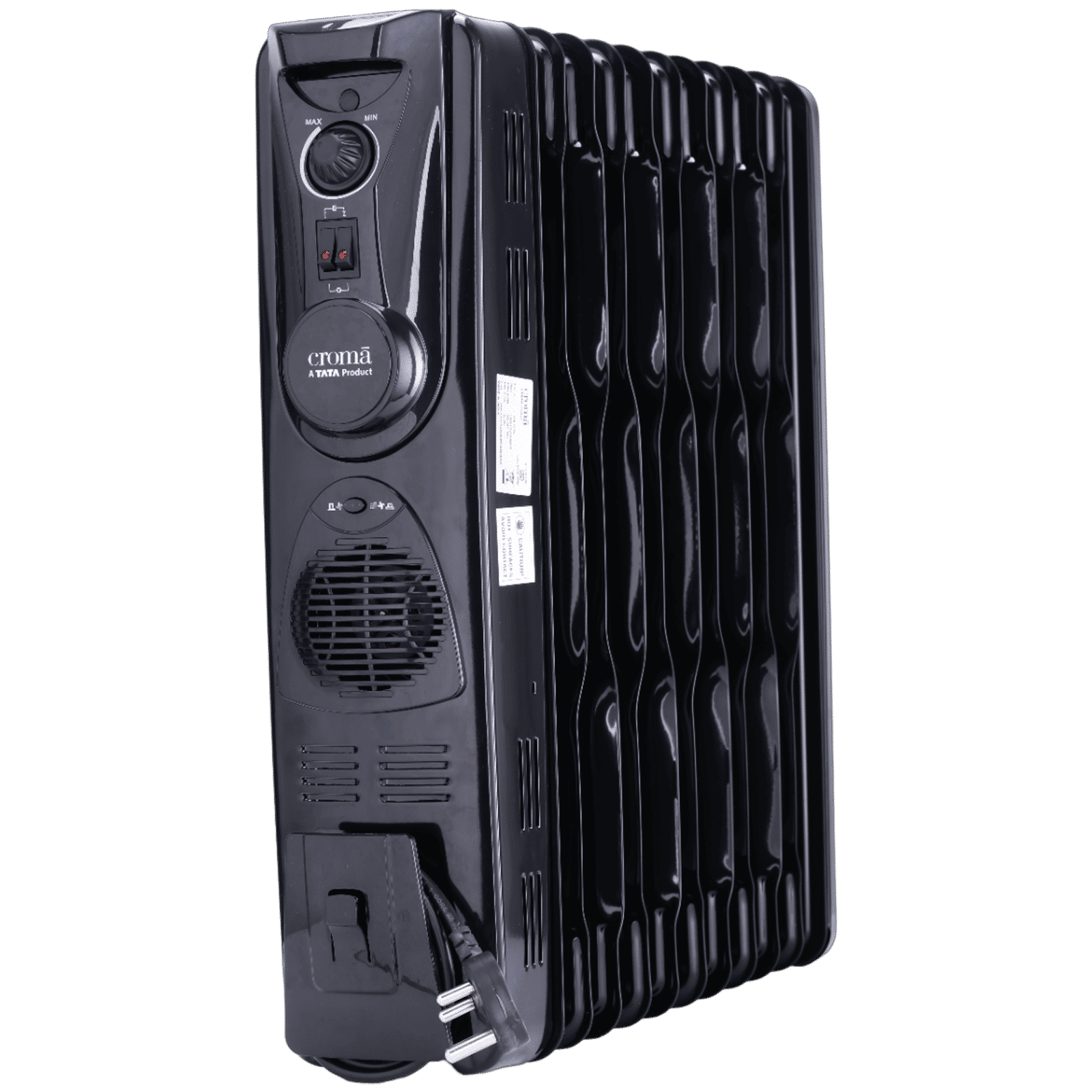 Croma 2000W PTC Oil Filled Room Heater with 9 Fins (Noiseless Operation_5