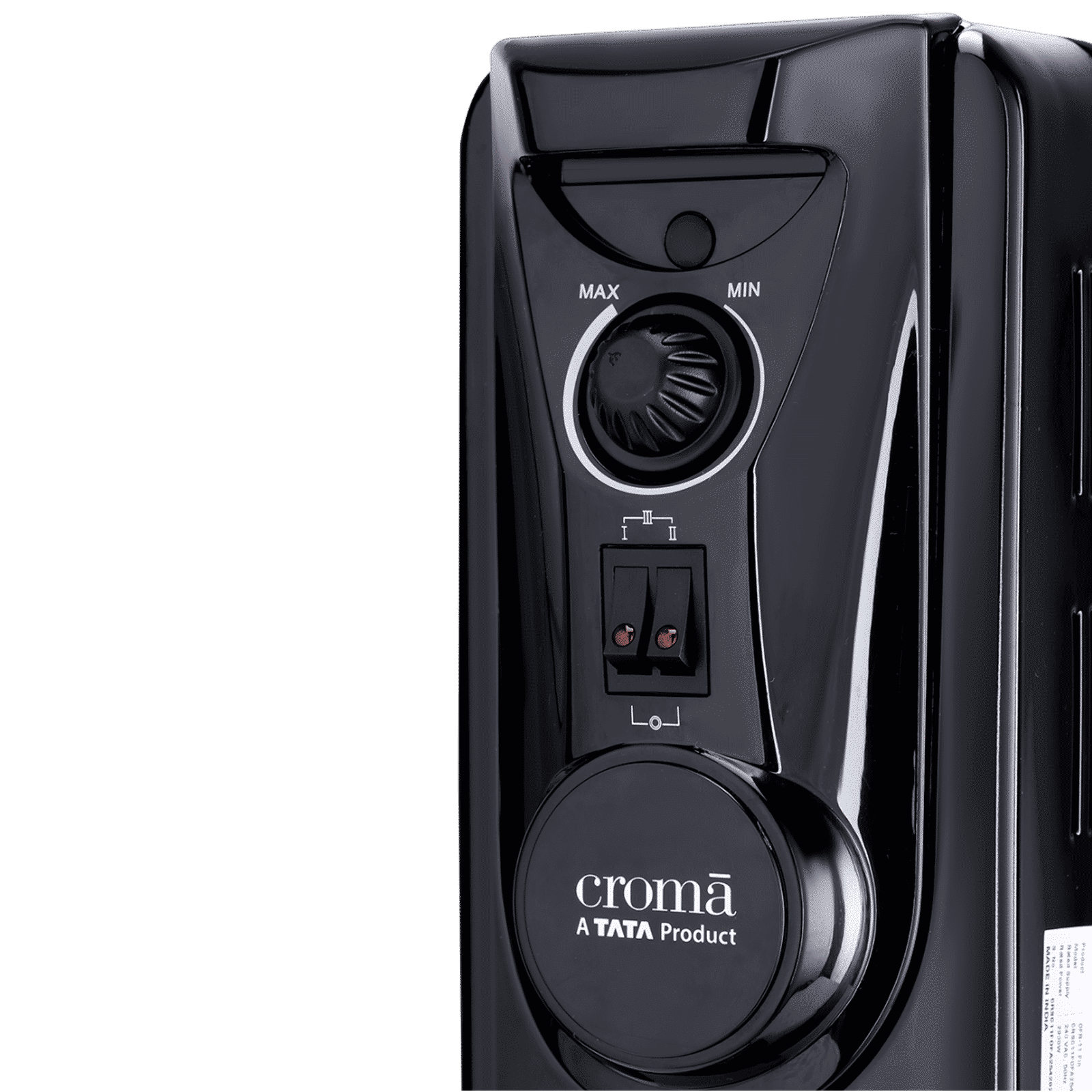 Croma 2000W PTC Oil Filled Room Heater with 9 Fins (Noiseless Operation_6