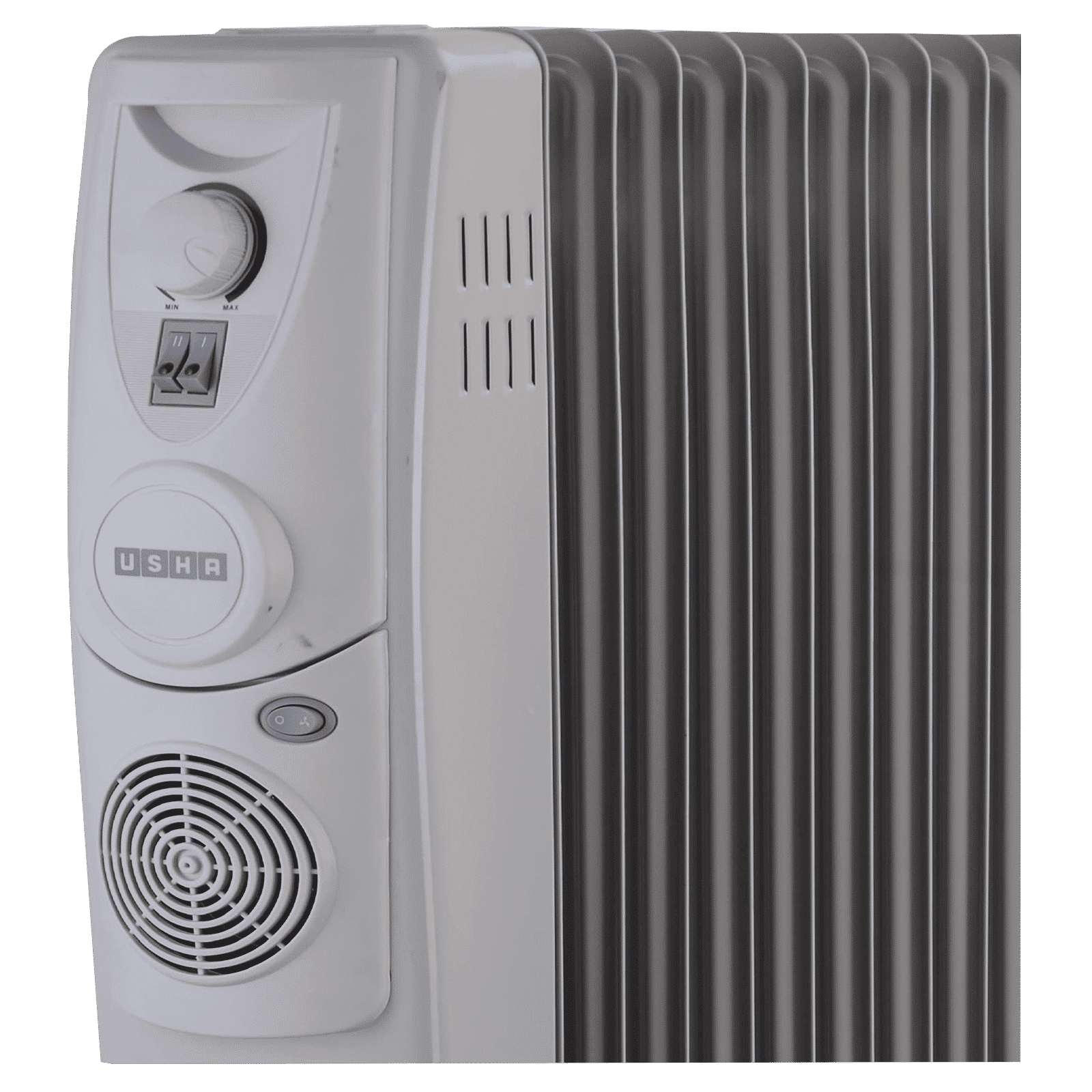 USHA 4211 F 2500W PTC Oil Filled Radiator Room Heater with IP23 Protection (Adjustable Thermostat_4