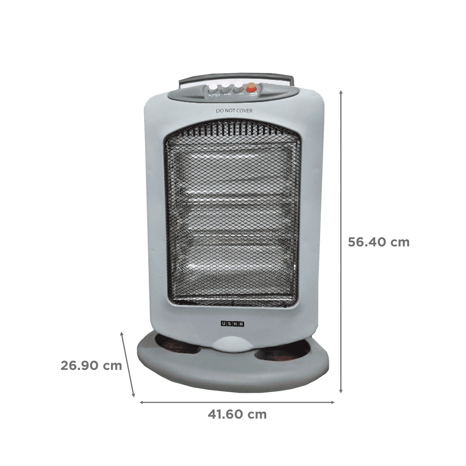 USHA HH 4003 1200W Halogen Room Heater with Automatic Oscillation (Safety Tip Over Protection USHA HH 4003 1200W Halogen Room Heater with Automatic Oscillation (Safety Tip Over Protection_2