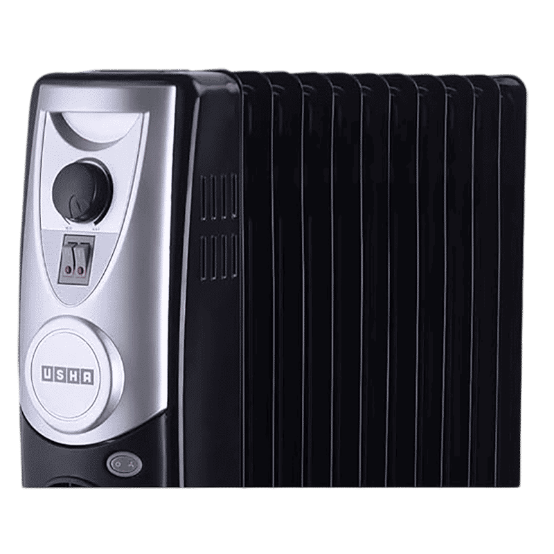 USHA 4209 F 2400W PTC Oil Filled Radiator Room Heater with Rust Protection (Adjustable Thermostat_6