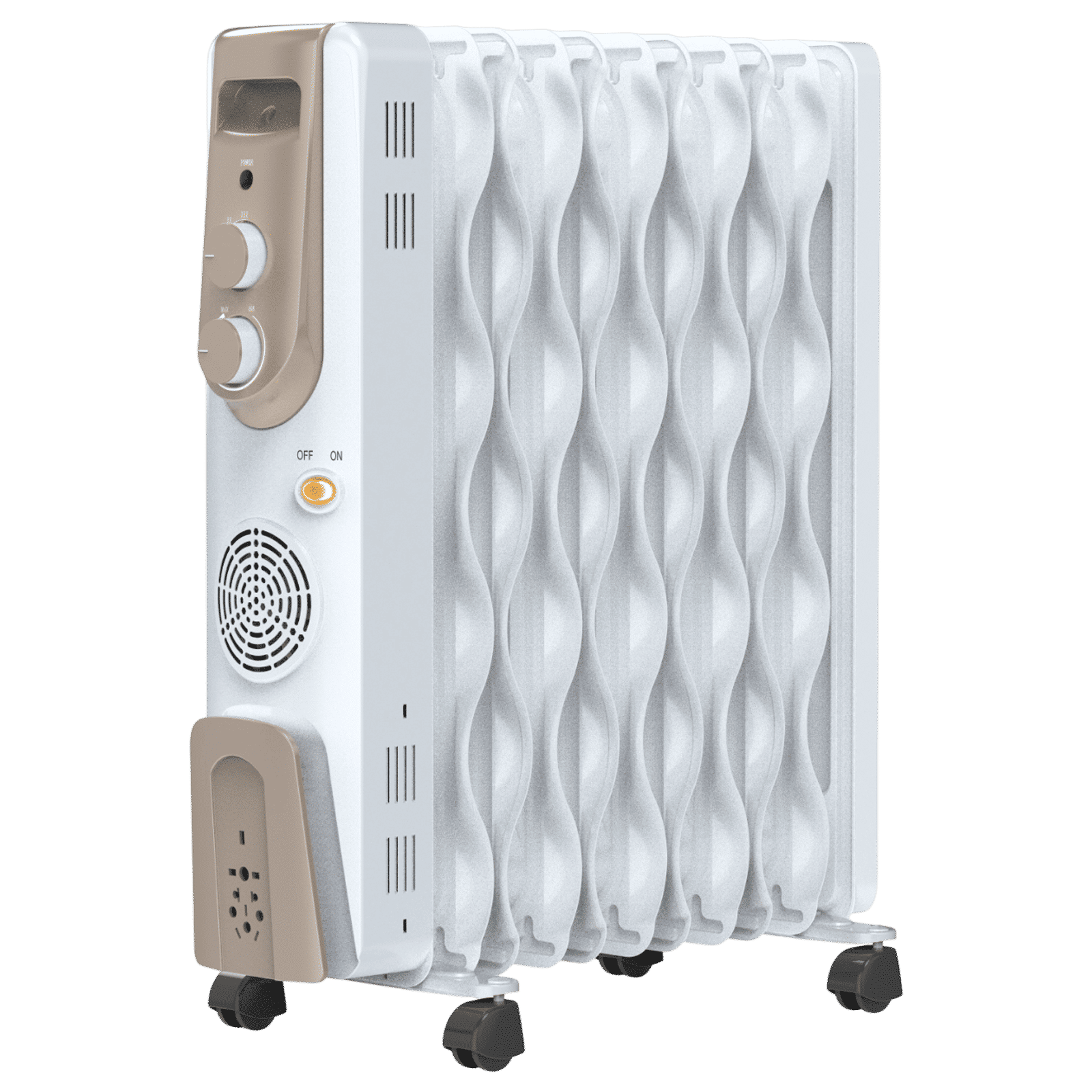 BAJAJ Vienna OFR 9F 2000W Oil Filled Radiator Room Heater with Automatic Thermal Cutout (Adjustable Thermostat_4
