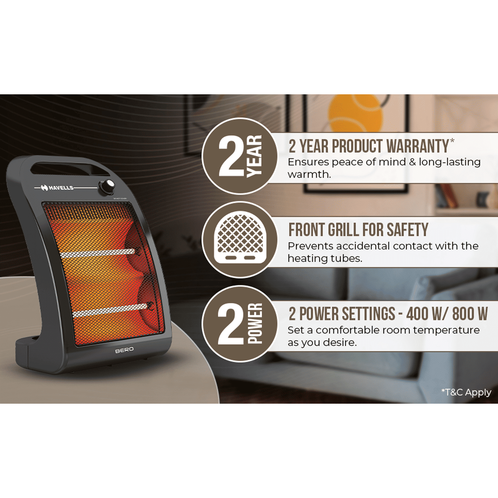 HAVELLS Bero Quartz 800W Quartz Room Heater with Rust Free Stainless Steel Reflector (Tip Over Switch for Safety HAVELLS Bero Quartz 800W Quartz Room Heater with Rust Free Stainless Steel Reflector (Tip Over Switch for Safety_5