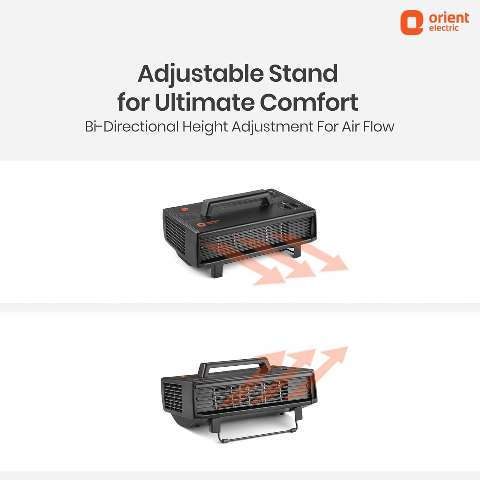 Orient Heat Convector 2000W Fan Room Heater with Bi-Directional Height Adjustment (Dual Heating Power_5