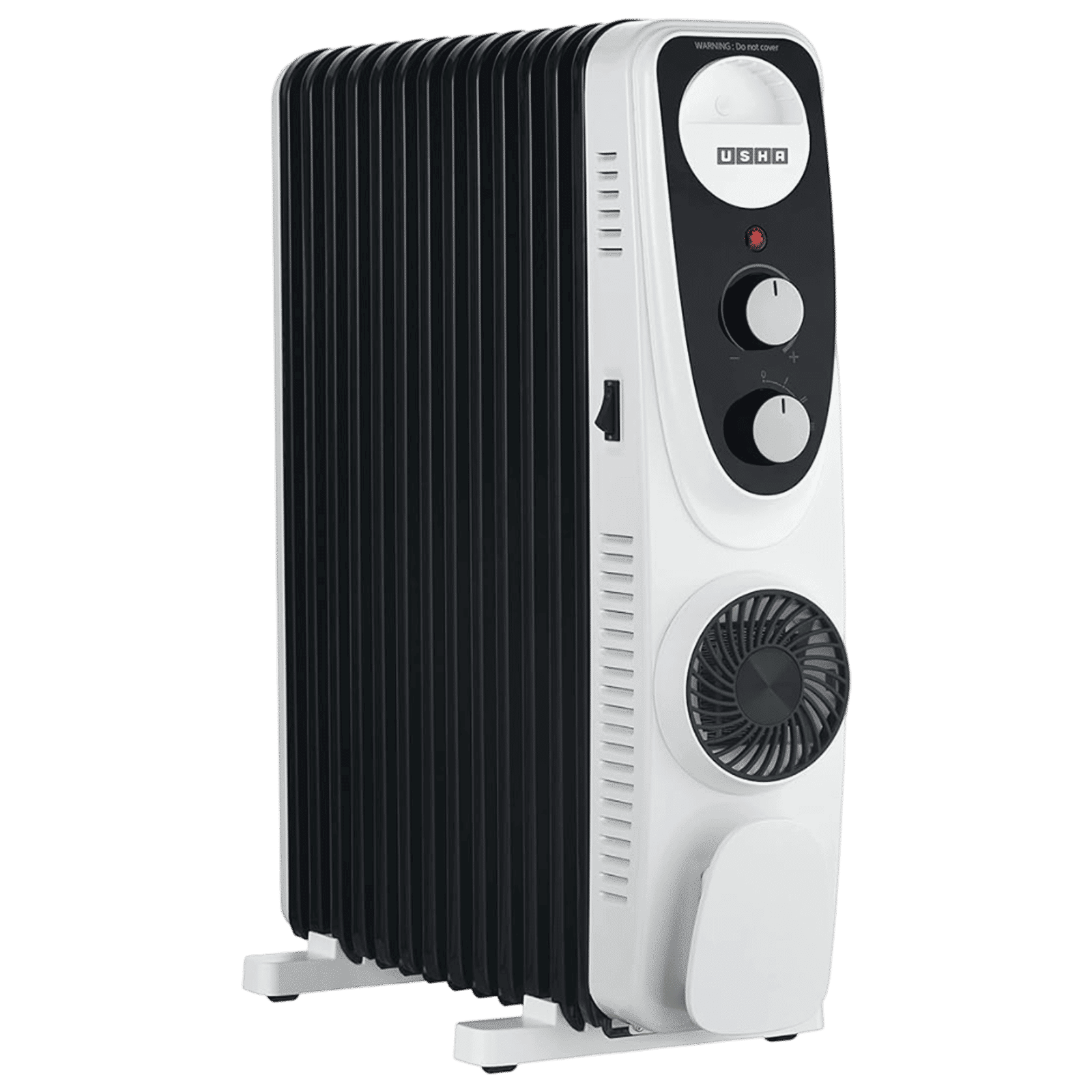 USHA 4213 FU 2500W PTC Oil Filled Radiator Room Heater with 13 Fins (Adjustable Thermostat_1