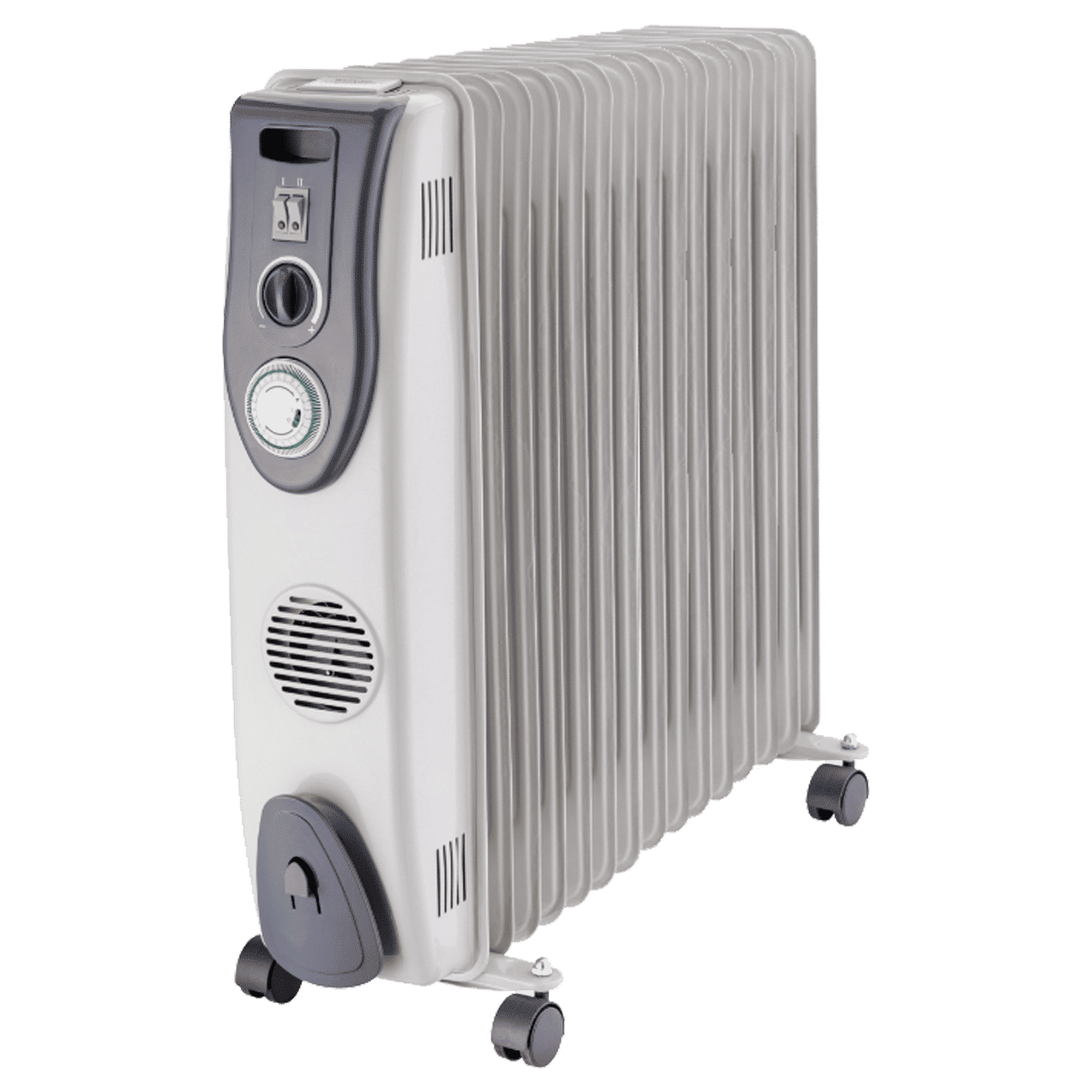 Russell Hobbs 3200 Watts Oil Filled Room Heater (24 Hour Adjustable Timer, ROR15XLTF, Grey)_4