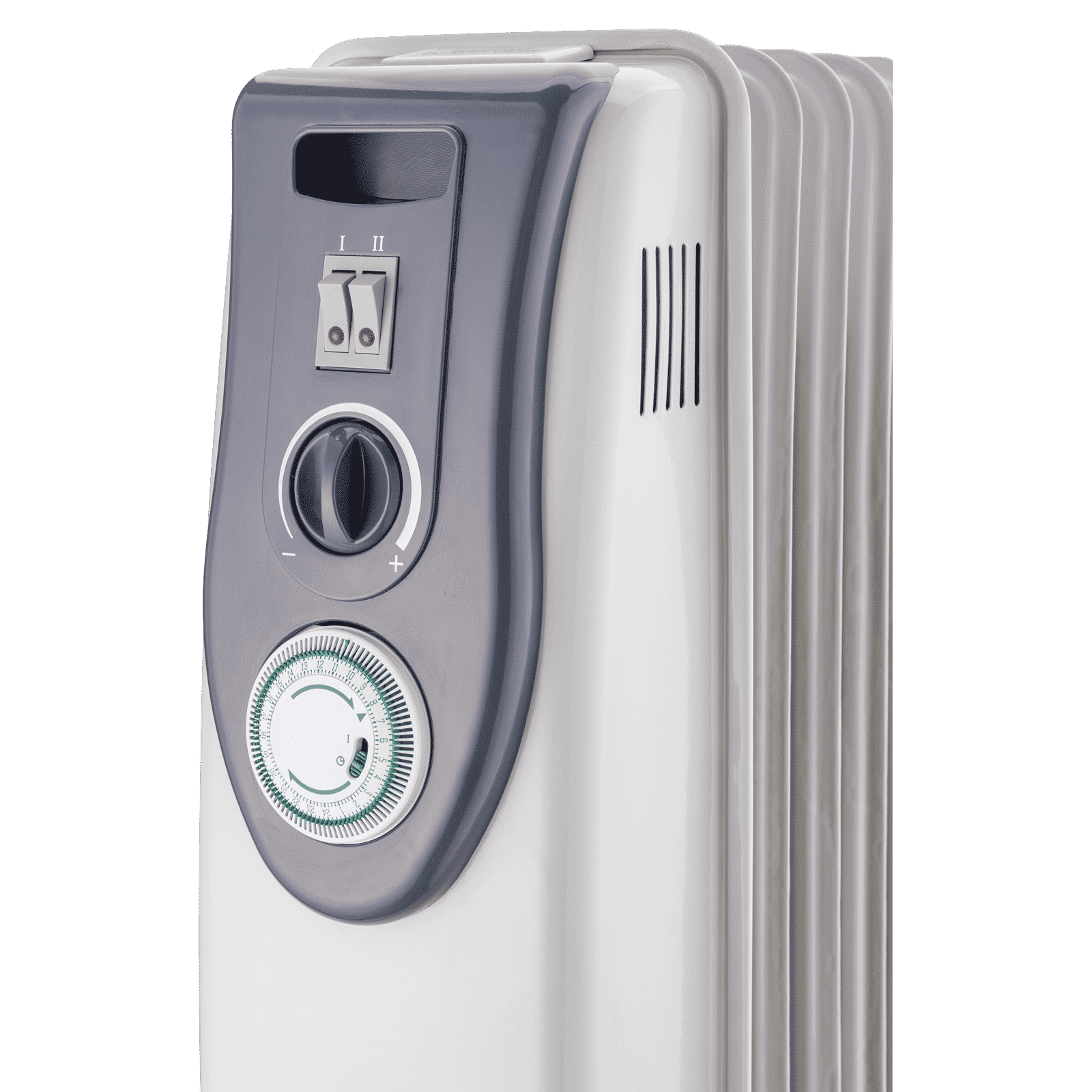 Russell Hobbs 3200 Watts Oil Filled Room Heater (24 Hour Adjustable Timer, ROR15XLTF, Grey)_6