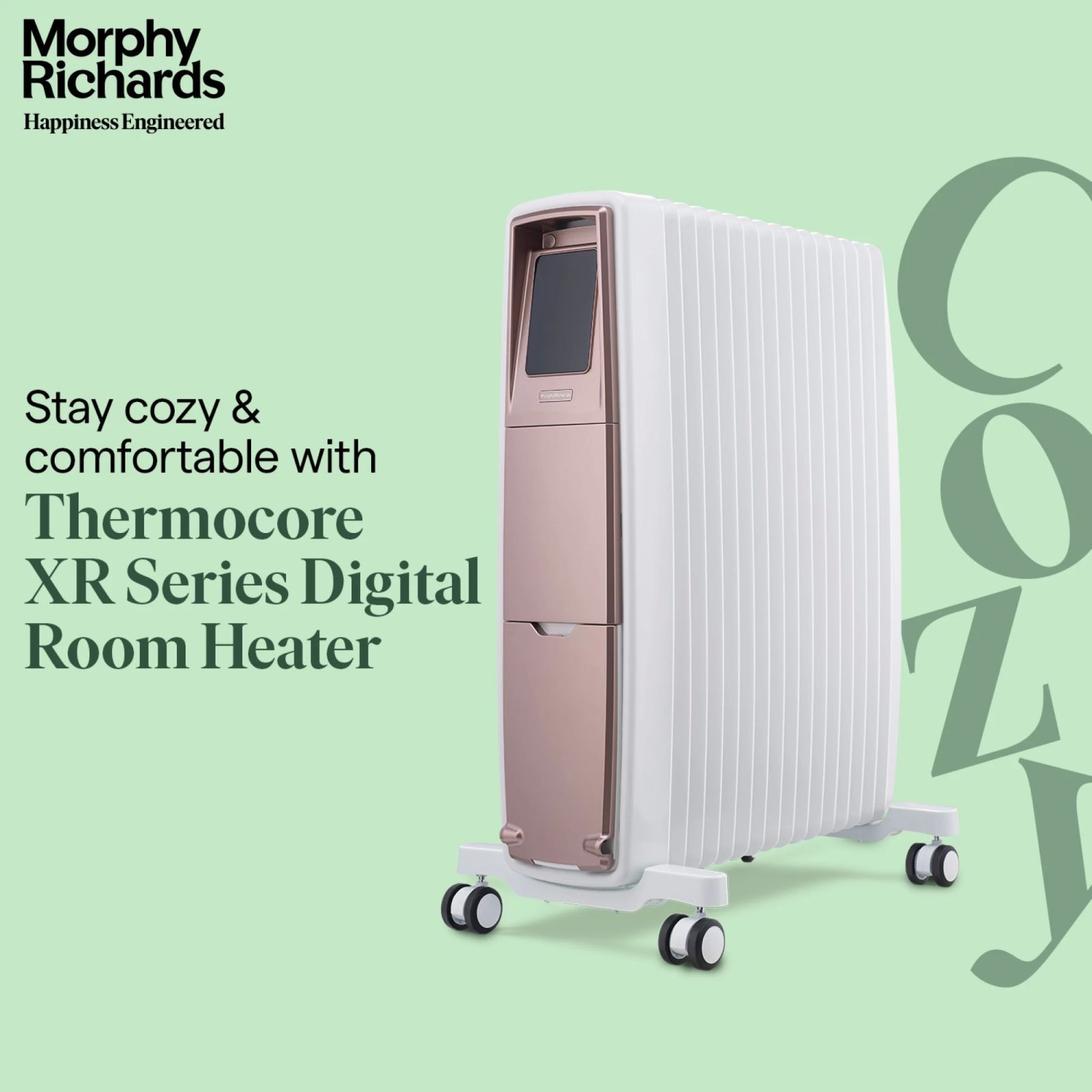 morphy richards Thermocore Xr 2000W Oil Filled Radiator Room Heater with 15 Fins (Maintains Oxygen Level_4