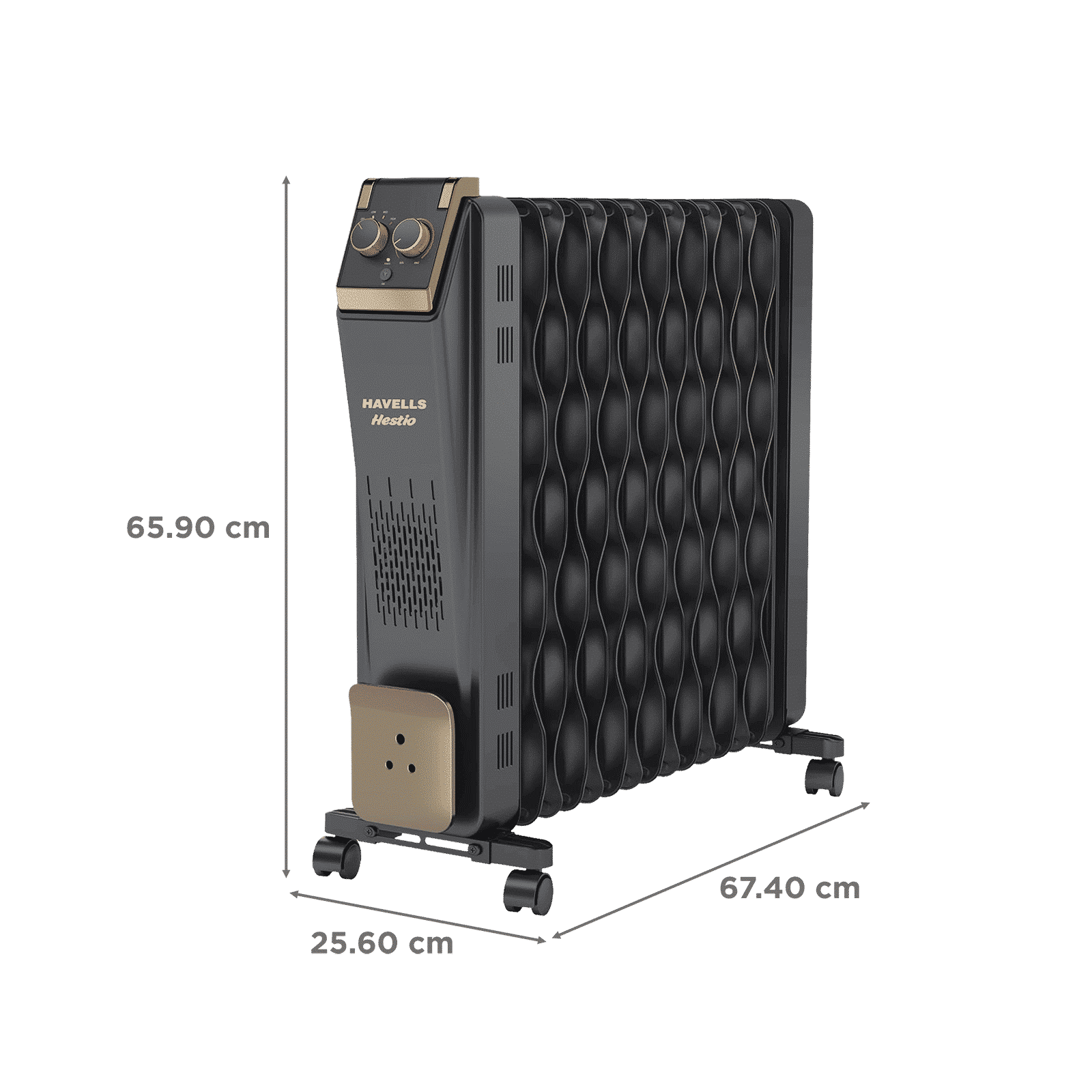 HAVELLS Hestio 2900W PTC Oil Filled Radiator Room Heater with 15 Wave Fins (Thermostatic Heat Control HAVELLS Hestio 2900W PTC Oil Filled Radiator Room Heater with 15 Wave Fins (Thermostatic Heat Control_2