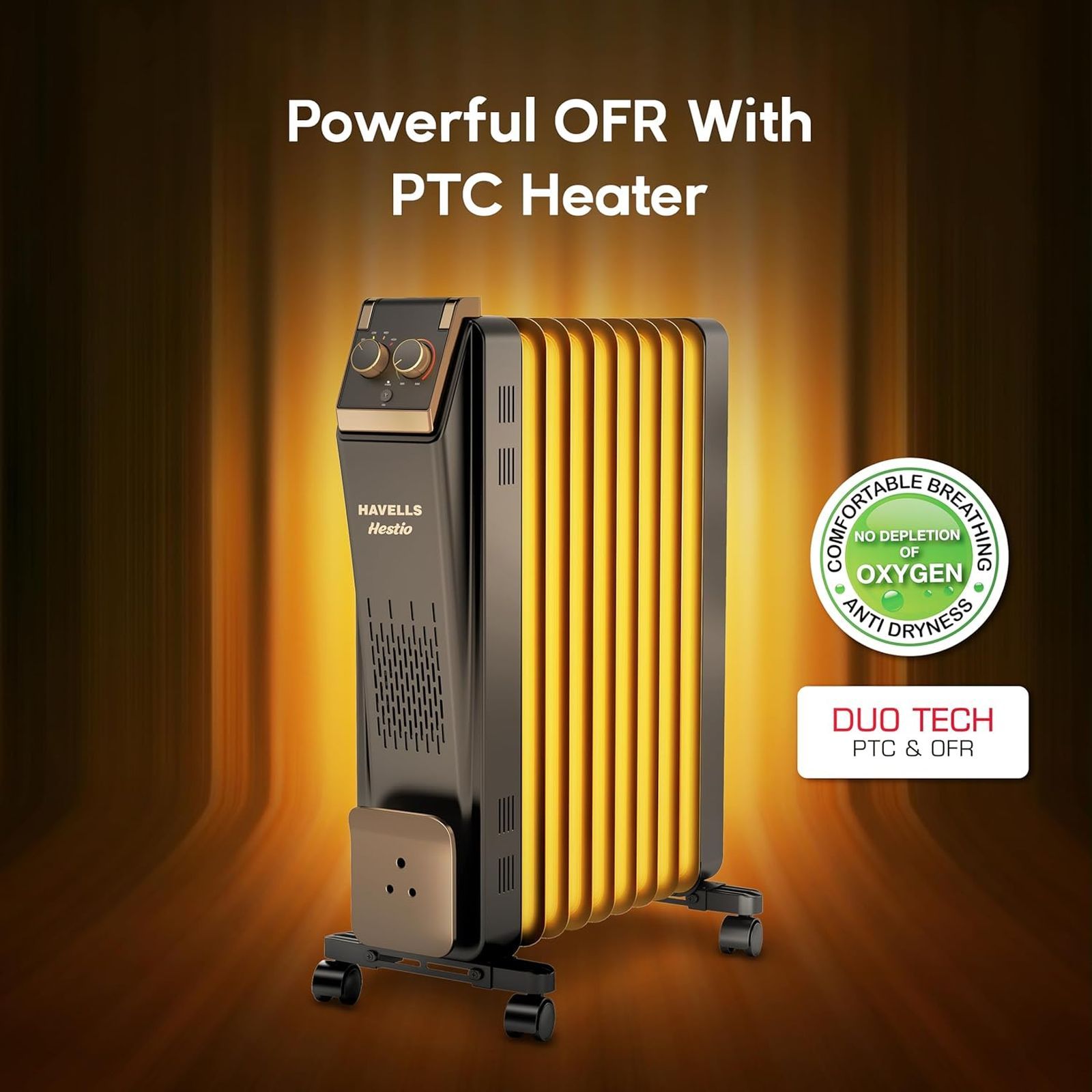 HAVELLS Hestio 2900W PTC Oil Filled Radiator Room Heater with 15 Straight Fins (Thermostatic Heat Control_7