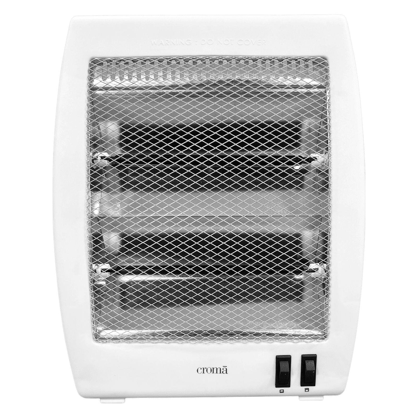 Croma 800W Halogen Room Heater with 2 Heating Modes (Tip-over Switch, White)_1