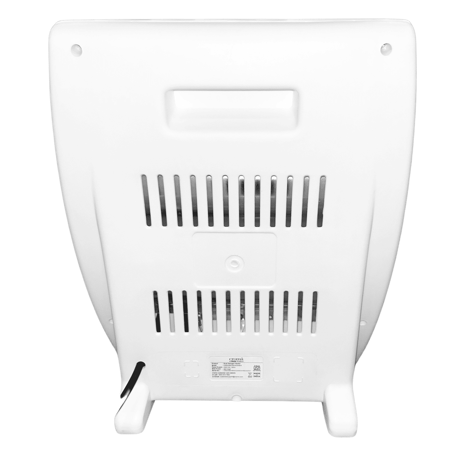 Croma 800W Halogen Room Heater with 2 Heating Modes (Tip-over Switch, White)_3