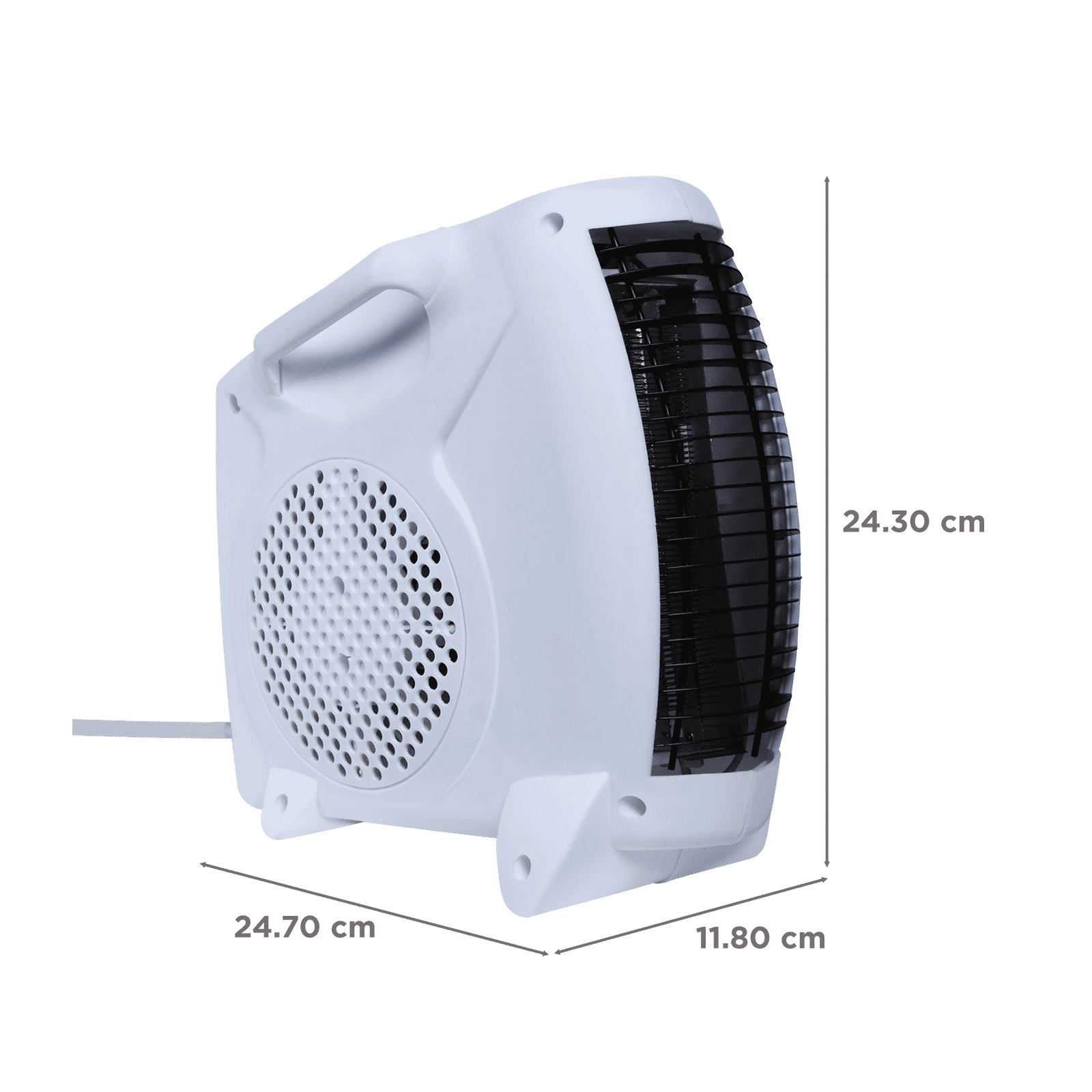 Croma 2000W Fan Room Heater with Adjustable Thermostat (Fast Heating, White)_2