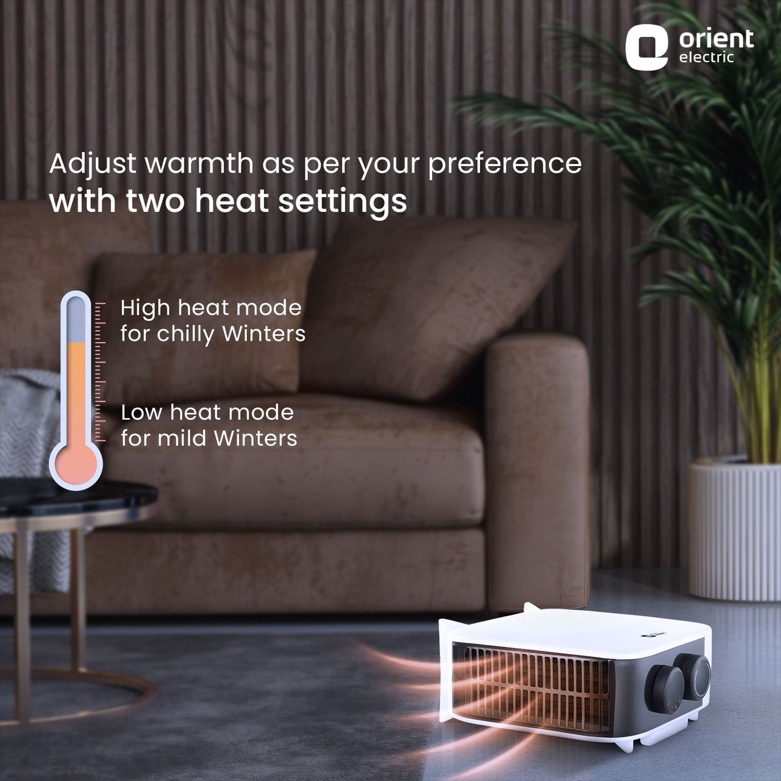Orient Glint 2000W Electric Fan Room Heater with 2 Heating Modes (Overheat Protection, White) Orient Glint 2000W Electric Fan Room Heater with 2 Heating Modes (Overheat Protection, White)_8