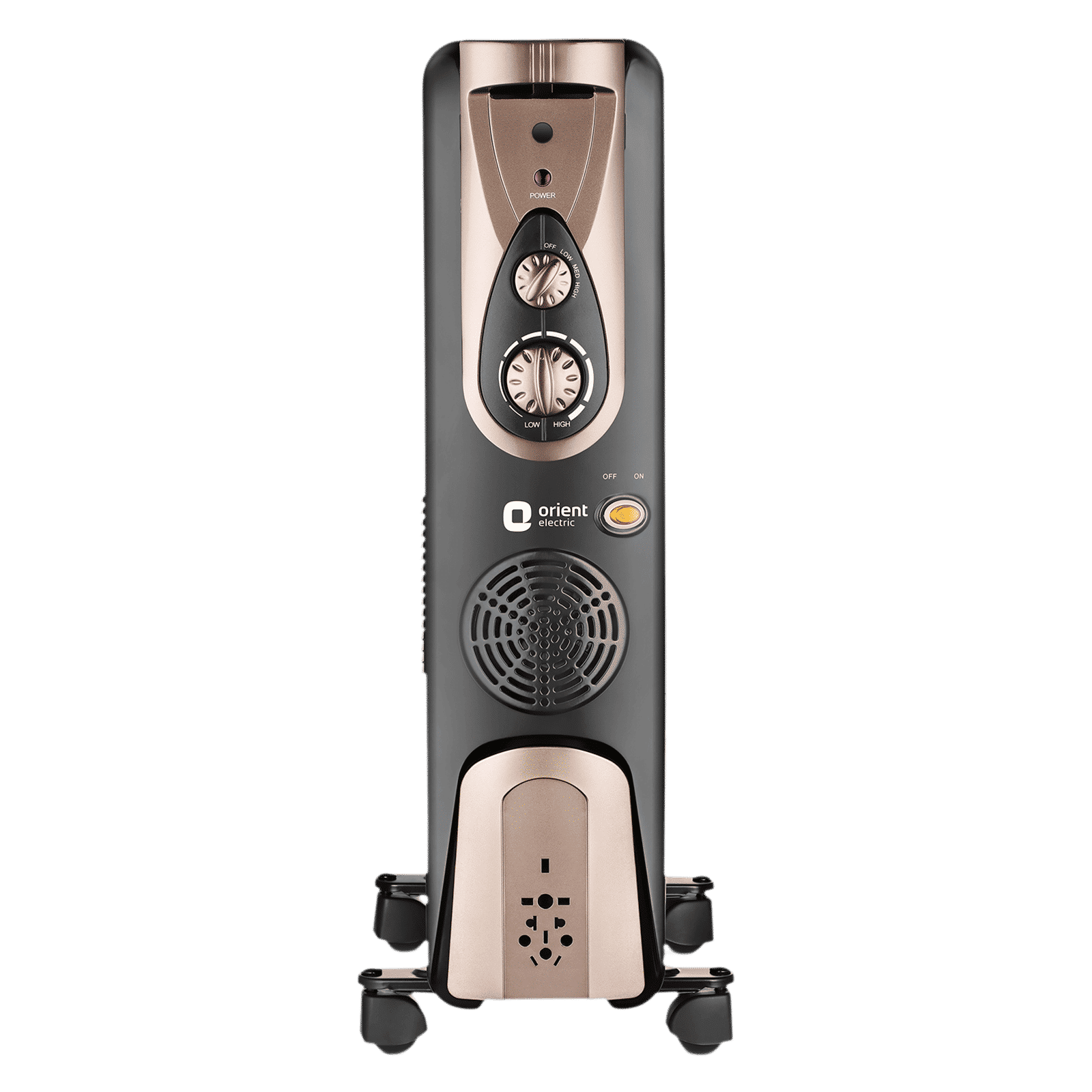 Orient Comforter Collection 2900W Oil Filled Room Heater with 11 Fins (Triple Overheat Protection, Black & Gold)_2