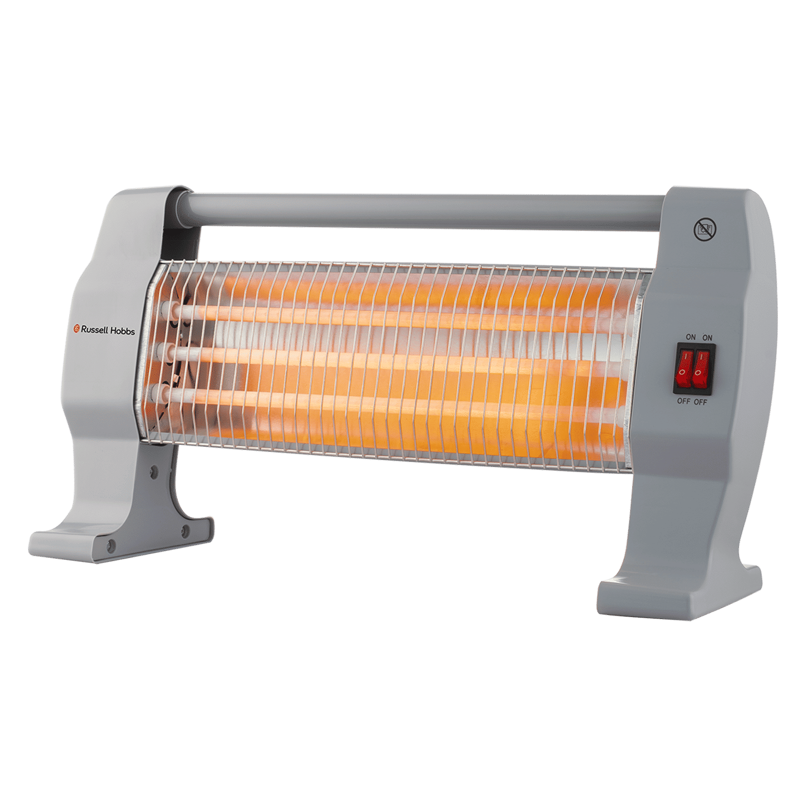 Russell Hobbs HeatLine 1200W Quartz Room Heater with 3 Heating Modes (Triple Quartz Tubes, Grey)_2