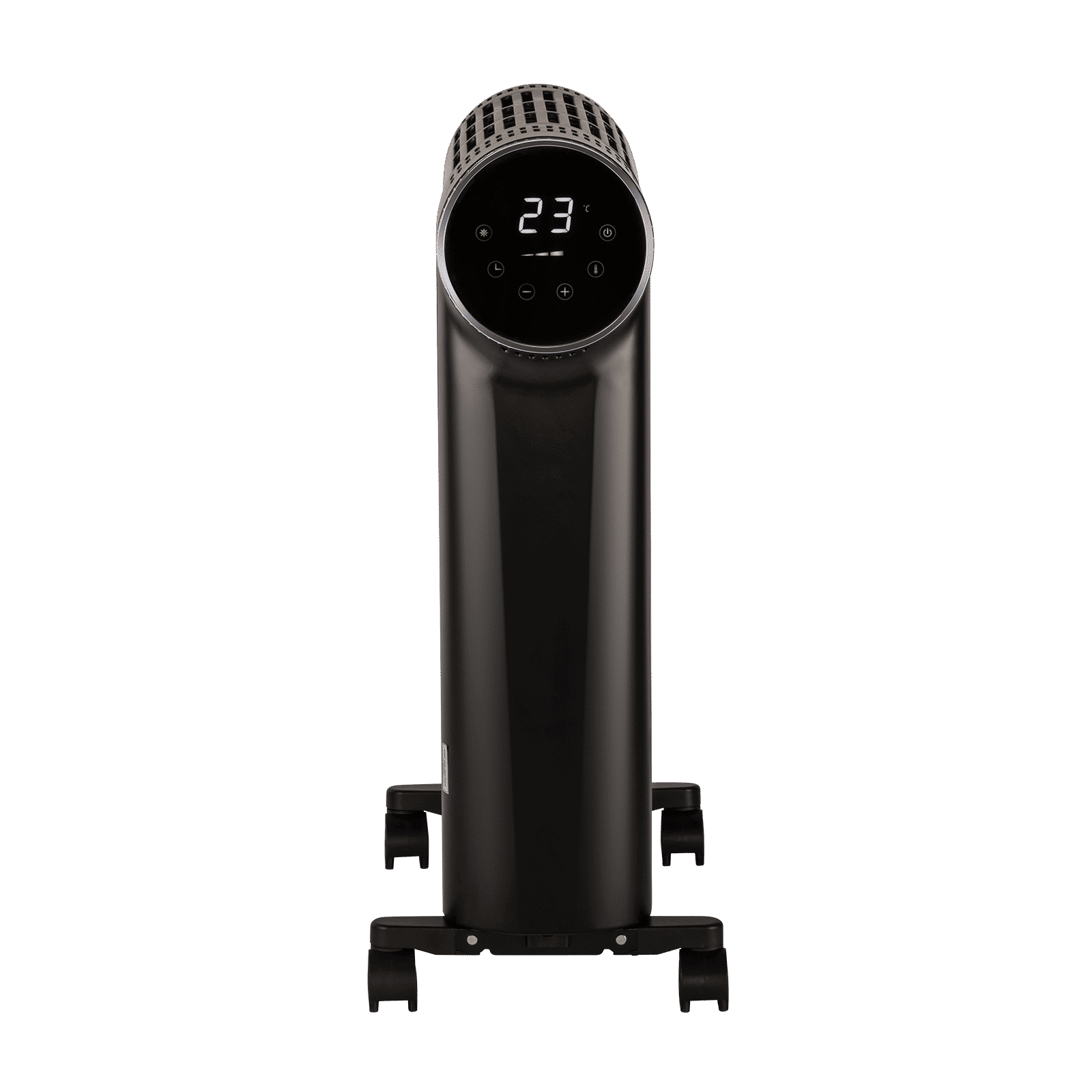 Russell Hobbs HeatIQ 2500W Digital Oil Filled Radiator Room Heater with 10 Fins Enclosed Design (LED Touch Screen & Remote Control , Black)_1