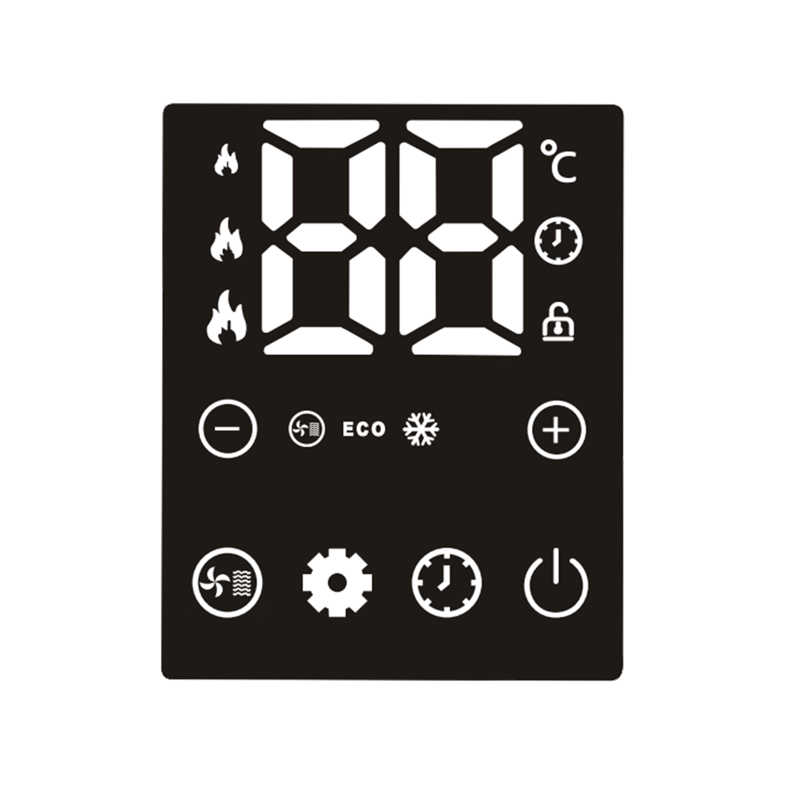 Russell Hobbs ROR11DF 2900W Digital Oil Filled Radiator Room Heater with 11 Radiating Heating Fins (Oxygen-Friendly Heating, White)_6