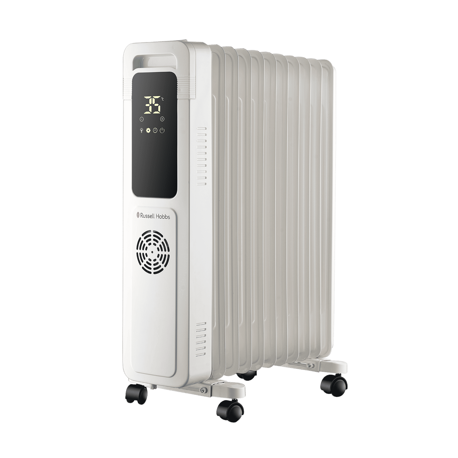 Russell Hobbs ROR13DF 2900W Oil Filled Radiator Room Heater 13 Radiating Heating Fins (Wide Temperature Range, Black)_3