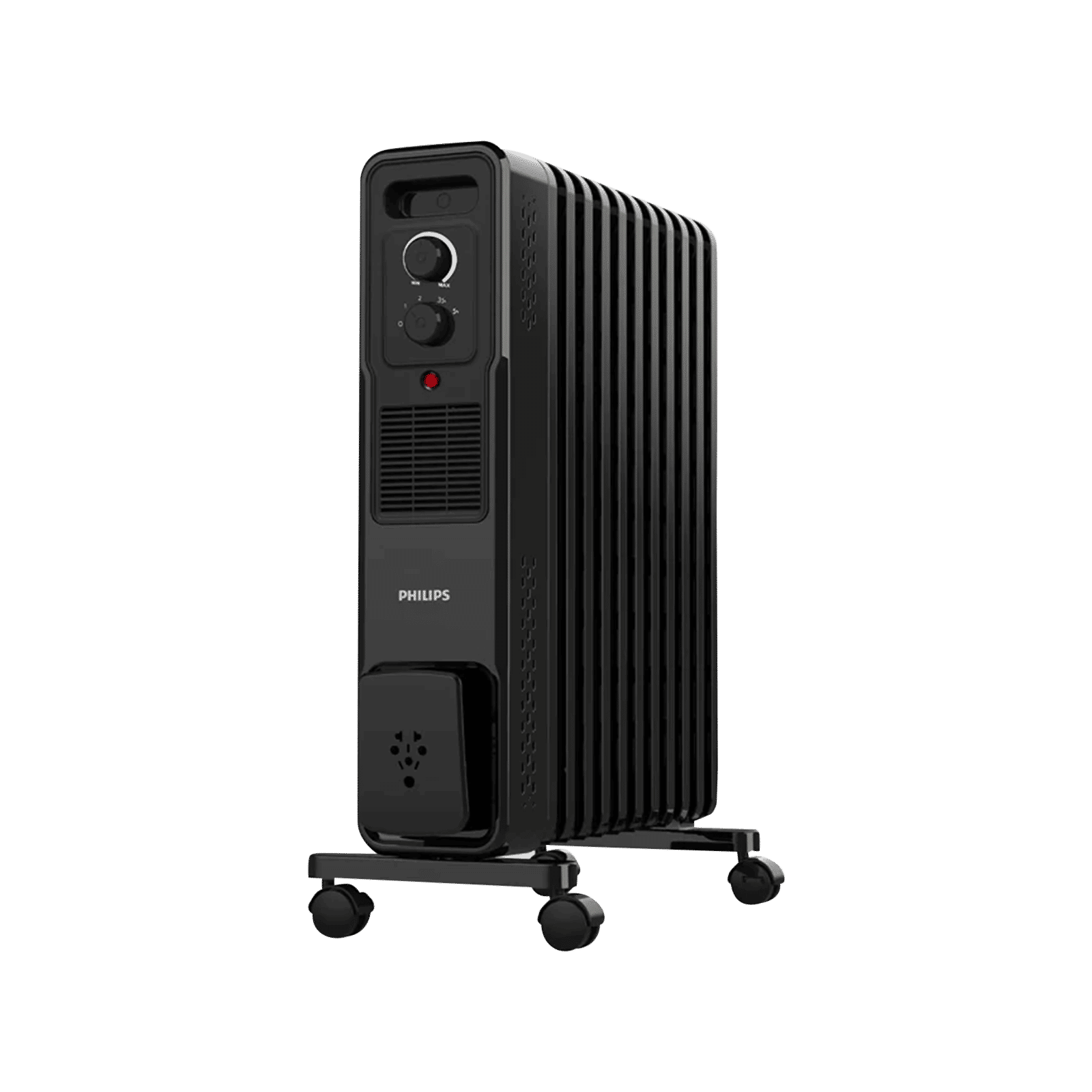 Philips CX301101 2900W Oil Filled Radiator Room Heater with Adjustable Thermostat (Tilt Protection, Black)_1