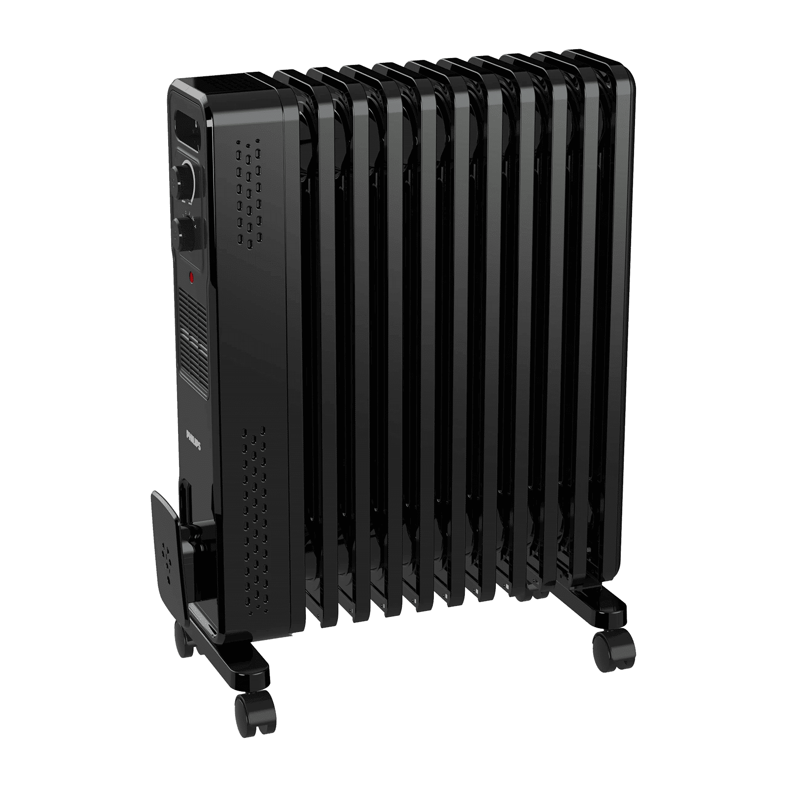 Philips CX301101 2900W Oil Filled Radiator Room Heater with Adjustable Thermostat (Tilt Protection, Black)_3