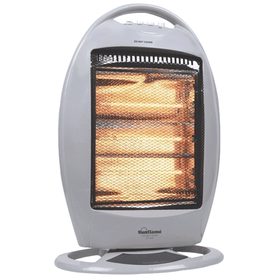 Sunflame SF 932 1200W Halogen Room Heater with Wide Oscillation Angle (Cool Touch Body_1