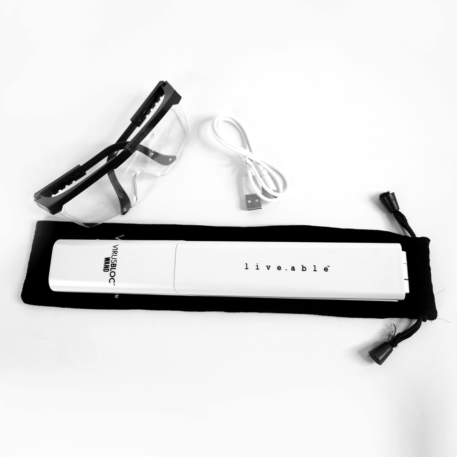 Liveable Virusbloc UVC Wand (90 Seconds Disinfection Time, VBUVC001, White)_4