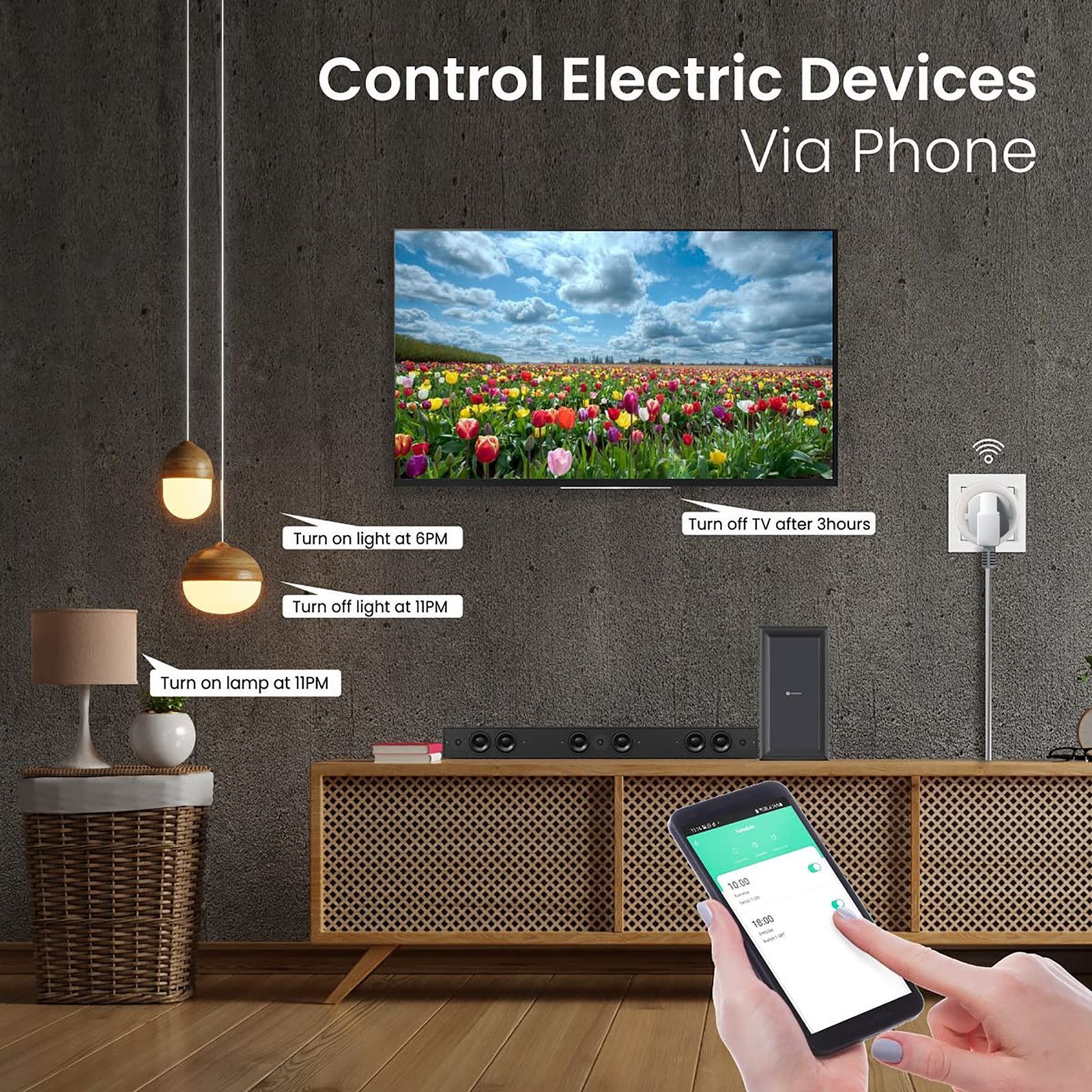 PORTRONICS Splug 10 Alexa and Google Assistant Supported Smart Plug For Home Appliances (Fire-Resistant, POR 1474, White) PORTRONICS Splug 10 Alexa and Google Assistant Supported Smart Plug For Home Appliances (Fire-Resistant, POR 1474, White)_4