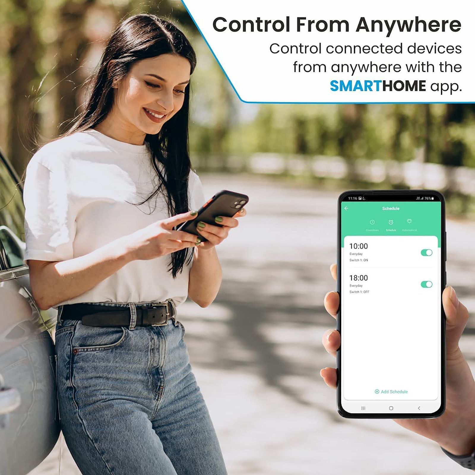 PORTRONICS Splug 10 Alexa and Google Assistant Supported Smart Plug For Home Appliances (Fire-Resistant, POR 1474, White) PORTRONICS Splug 10 Alexa and Google Assistant Supported Smart Plug For Home Appliances (Fire-Resistant, POR 1474, White)_6