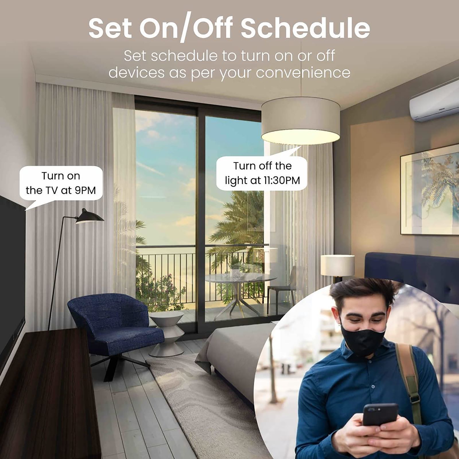 PORTRONICS Splug 10 Alexa and Google Assistant Supported Smart Plug For Home Appliances (Fire-Resistant, POR 1474, White) PORTRONICS Splug 10 Alexa and Google Assistant Supported Smart Plug For Home Appliances (Fire-Resistant, POR 1474, White)_7