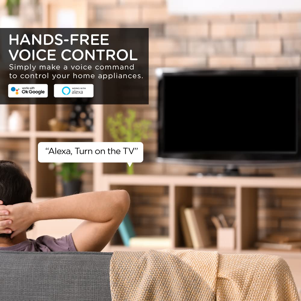 Qubo Smart Plug- 10 A Smart Plug (Alexa and Google Assistant Support, HSP02D1001, White)_5