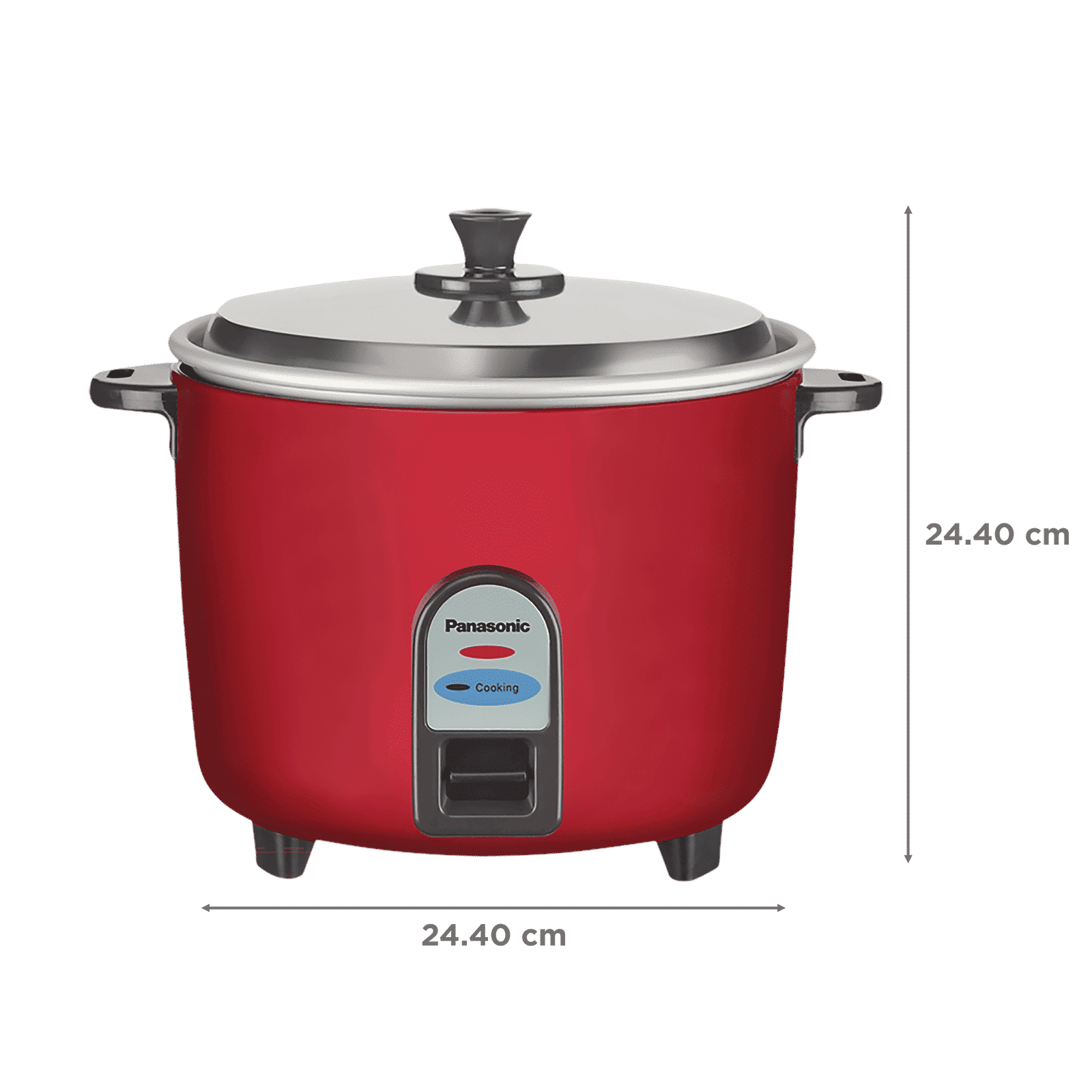 Panasonic Power Saving Series 0.6 Litre Electric Rice Cooker with Auto Shut Off (Metallic Burgundy)_2