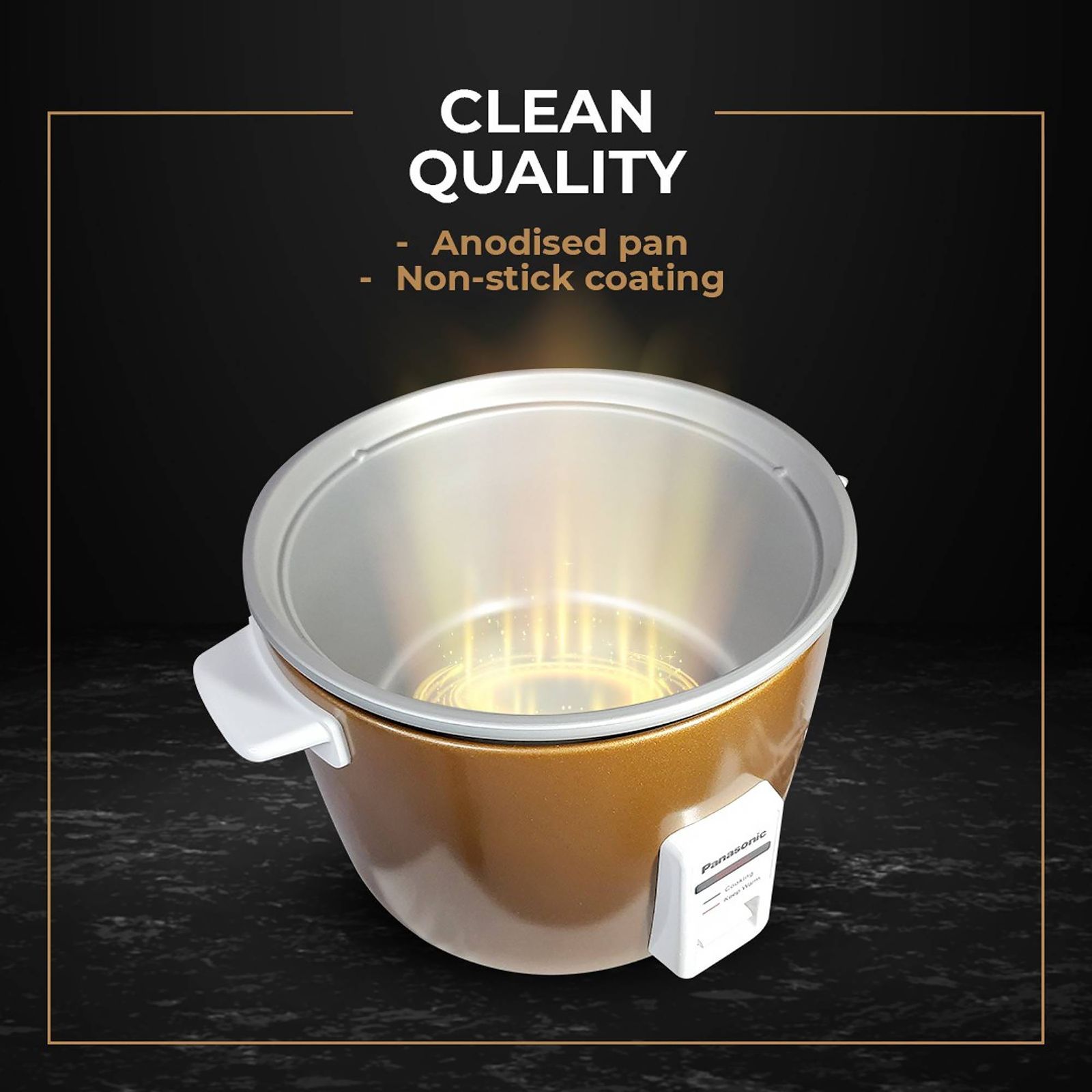 Panasonic Ultimate 1.8 Litre Electric Rice Cooker with Keep Warm Function (Metallic Gold) Panasonic Ultimate 1.8 Litre Electric Rice Cooker with Keep Warm Function (Metallic Gold)_15