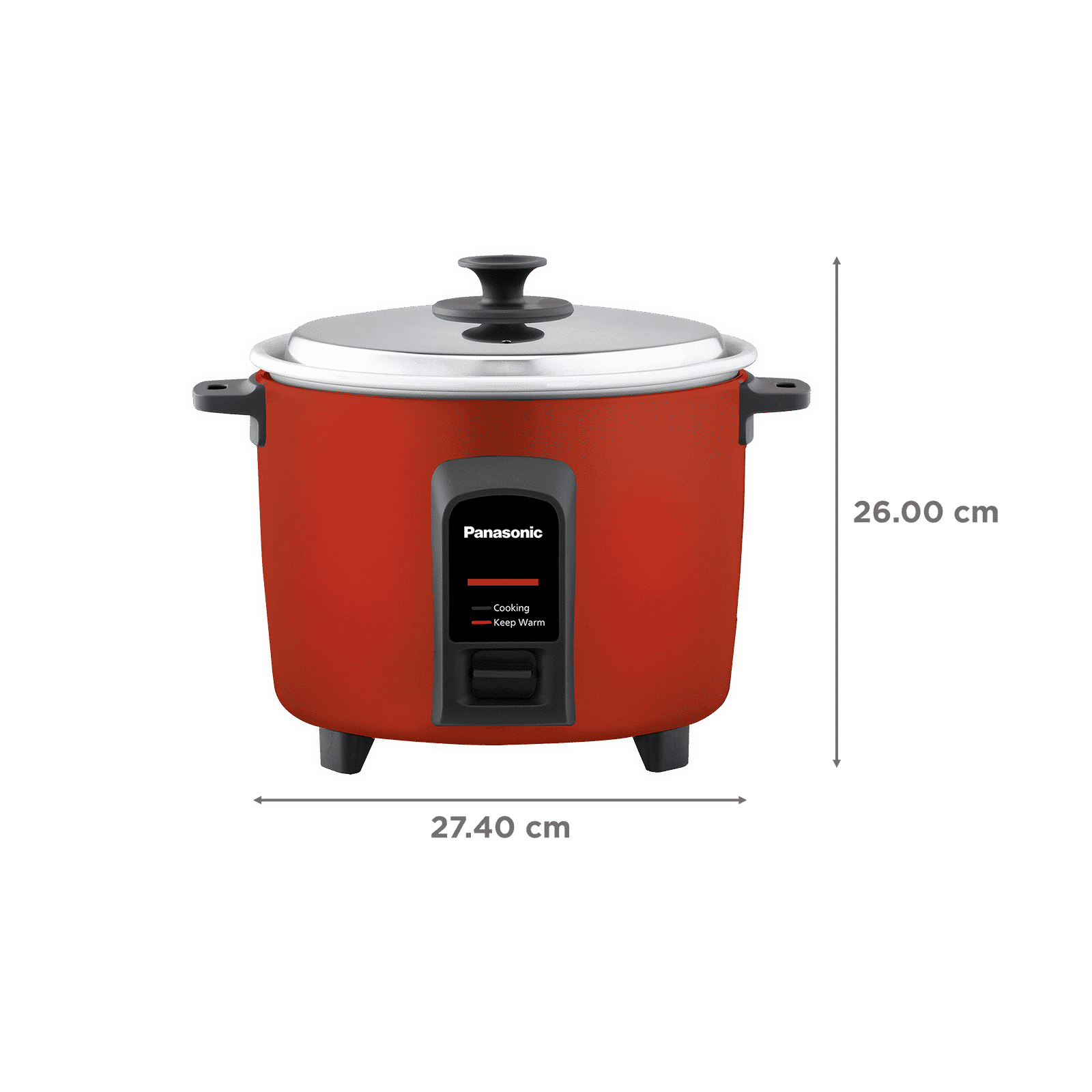 Panasonic Warmer Series 2.2 Litre Electric Rice Cooker with Keep Warm Function (Red)_2