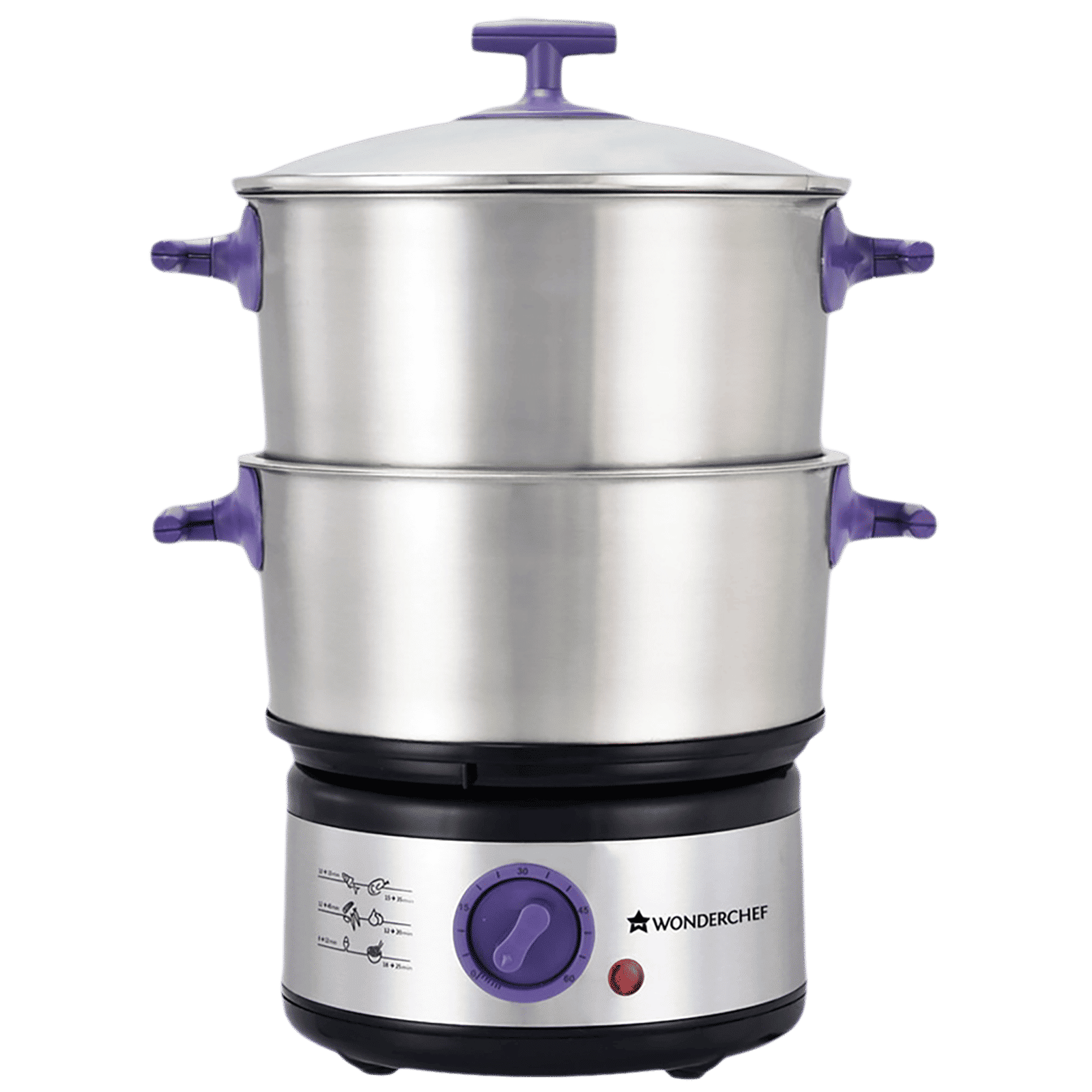 WONDERCHEF Nutri 5 Litre Electric Egg Boiler with Timer Function (Silver)_1