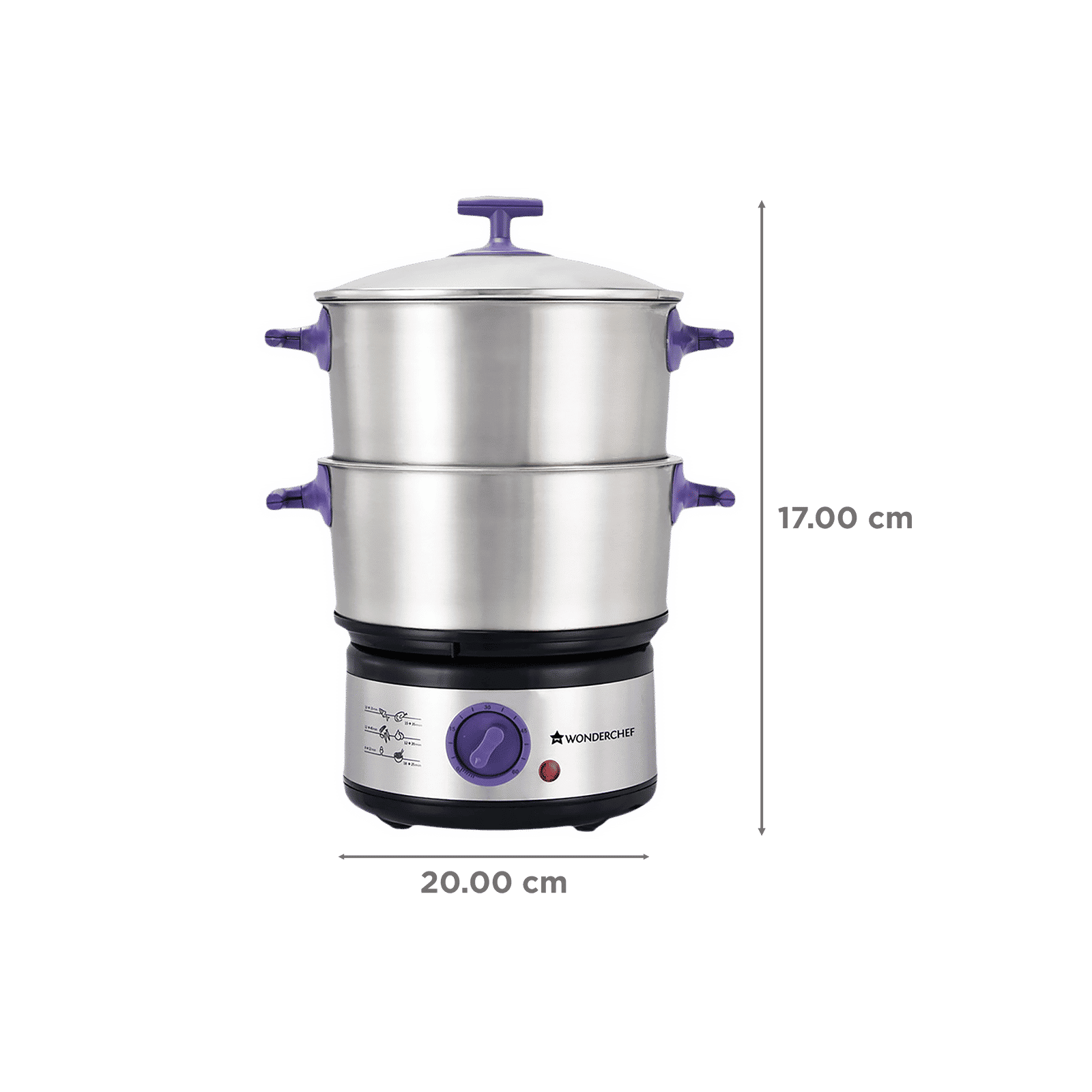 WONDERCHEF Nutri 5 Litre Electric Egg Boiler with Timer Function (Silver)_2