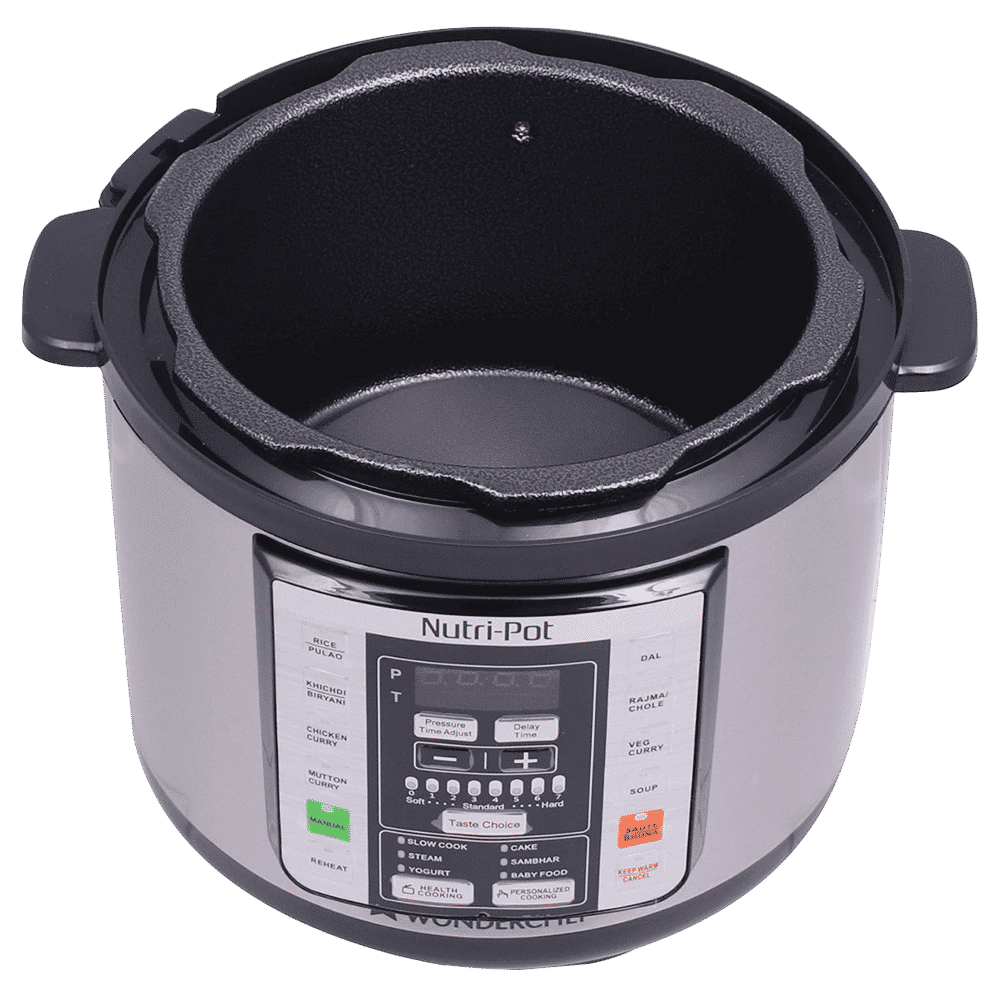 WONDERCHEF Nutri-Pot 6 Litre Electric Pressure Cooker with 7-in-1 Functions (Silver)_5