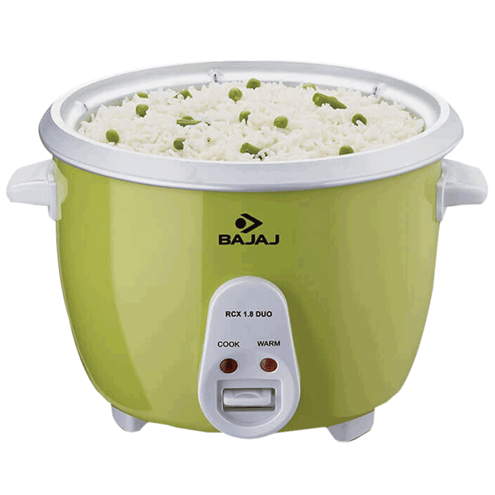 BAJAJ RCX Duo 1.8 Litre Electric Rice Cooker (Lime Green)_3