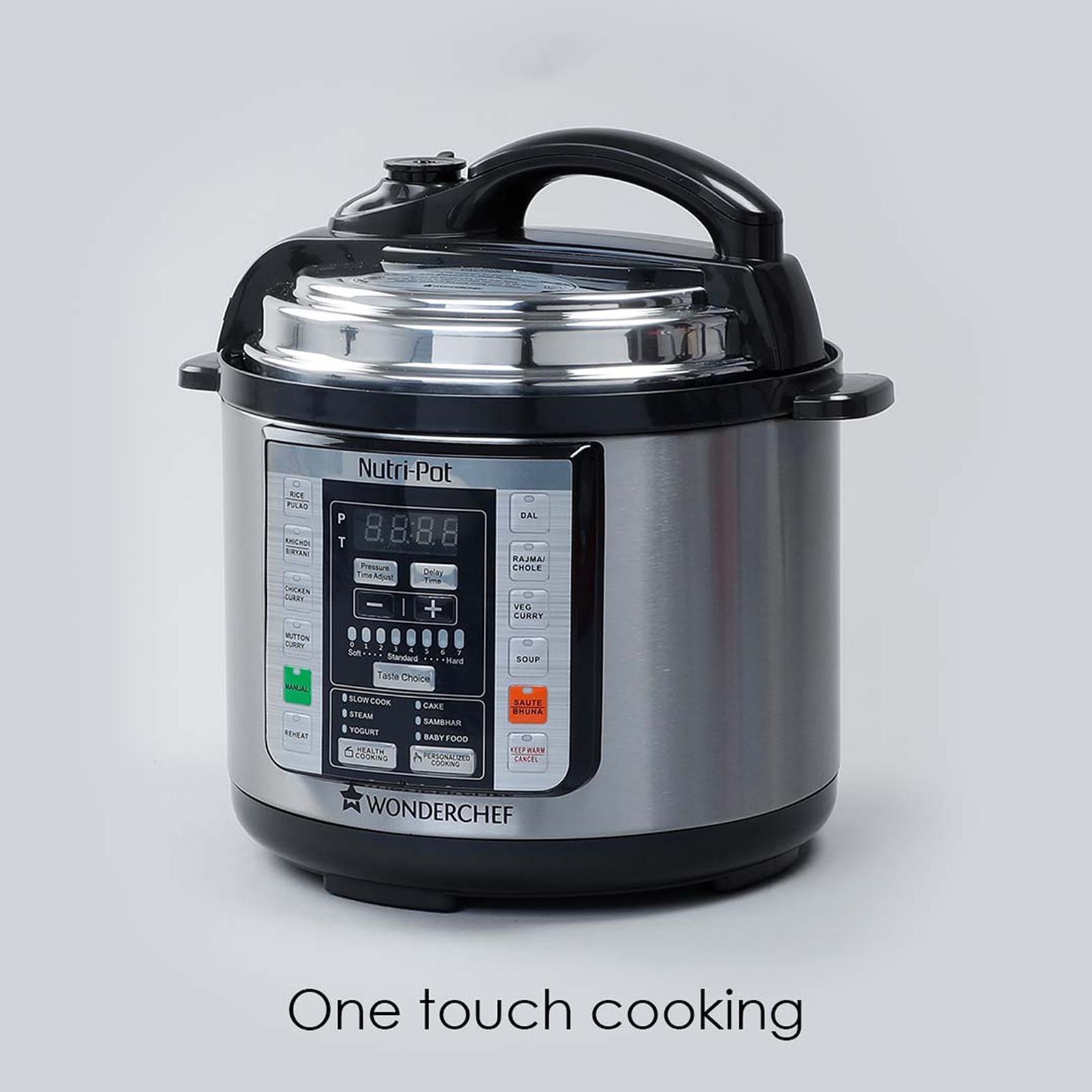 WONDERCHEF Nutri-Pot 3 Litre Electric Pressure Cooker with One Touch Operation (Silver)_14