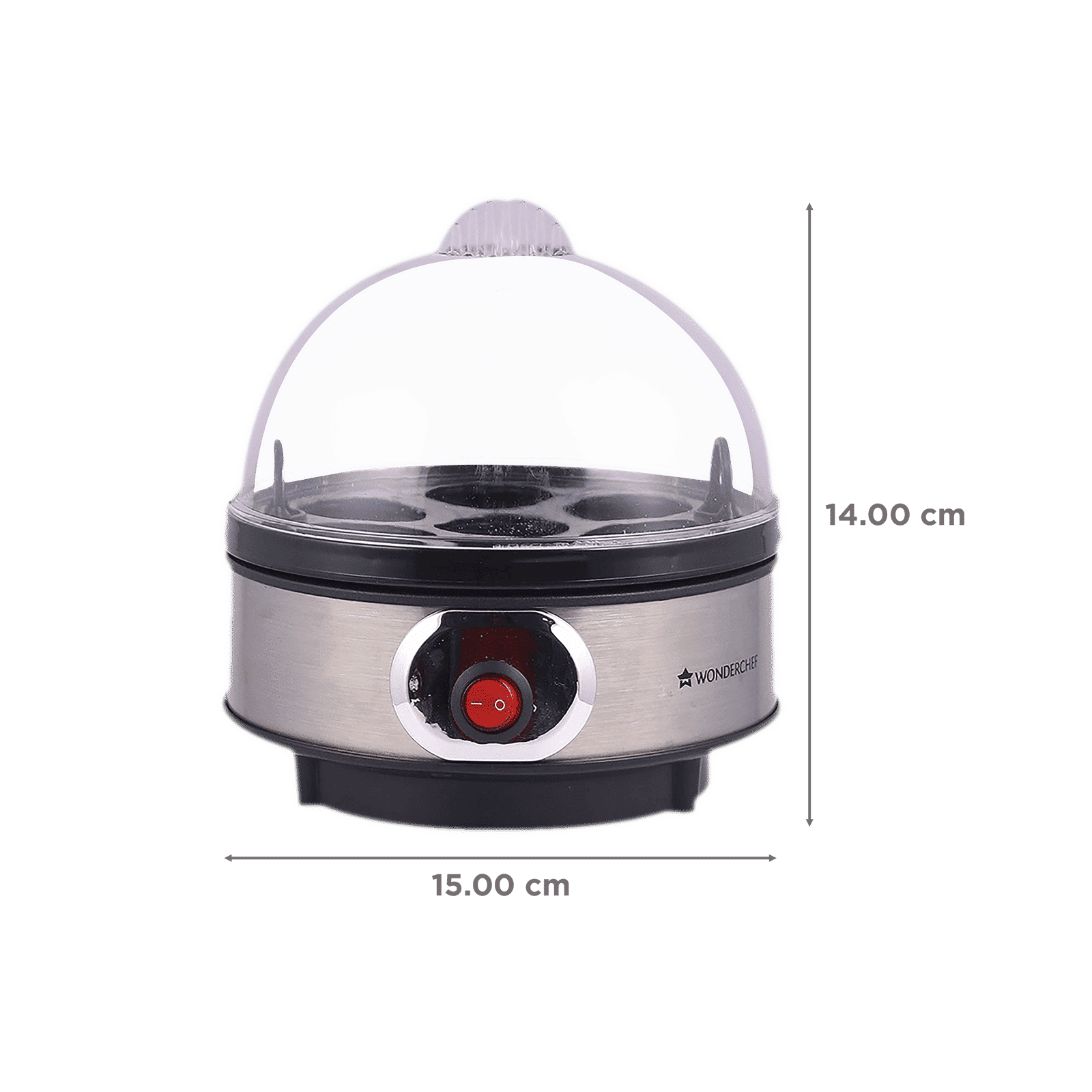WONDERCHEF 7 Egg Electric Egg Boiler with Auto Shut Off (Silver)_2